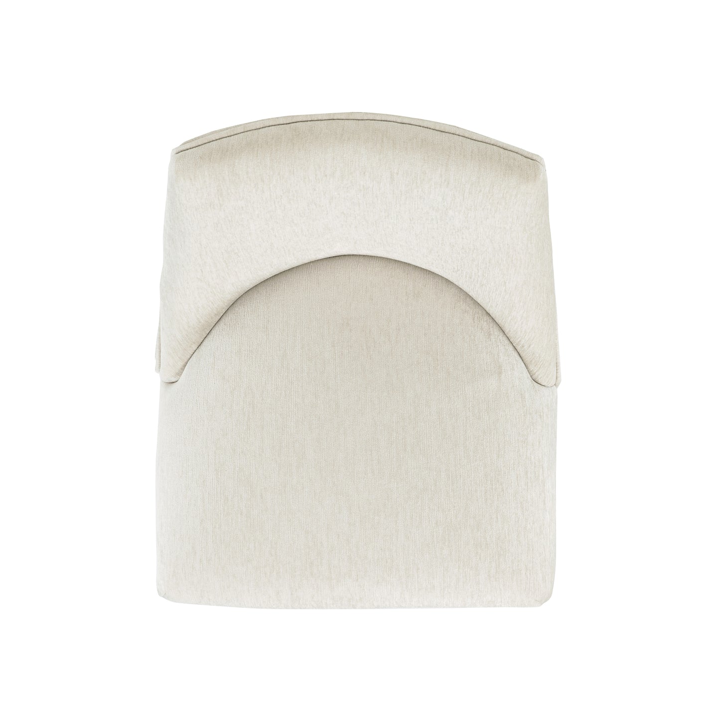 Beever Modern Wood Chenille Counter Stool in Cream - Set of 2 2-CS024-CR