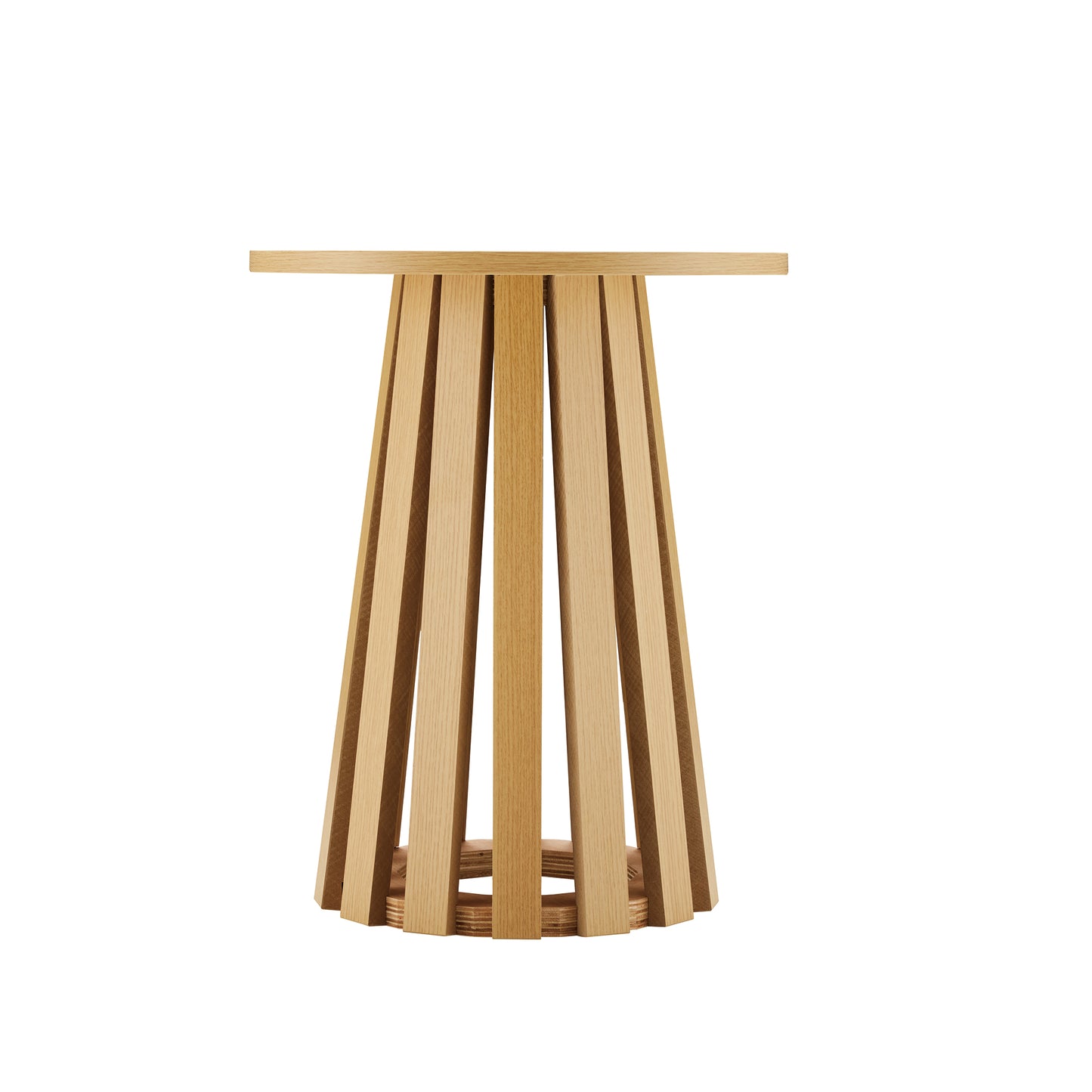 Layla Scandinavian Modern 2-Piece Coffee Table & End Table Set in Light Oak 2-CTET1912-NA