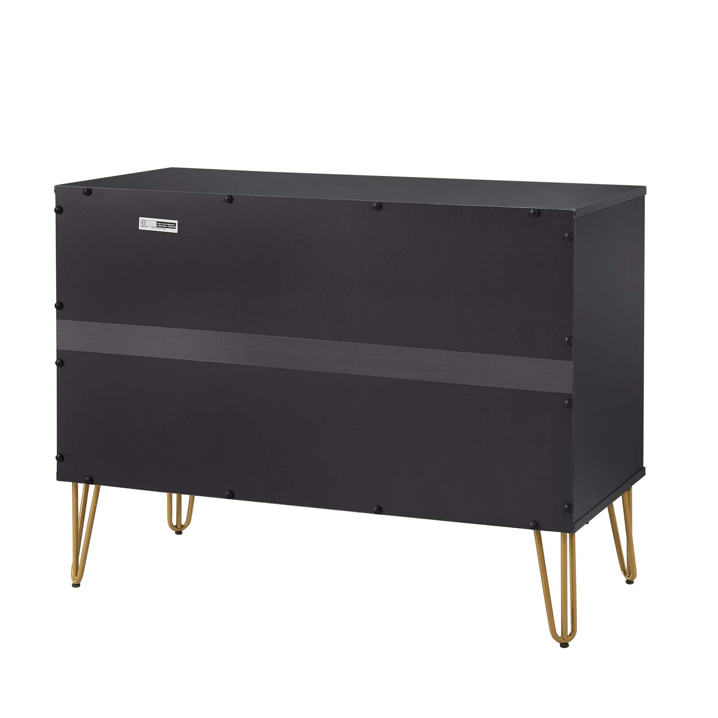 Dumbo Modern 2-Piece Dresser Set in Black 2-DB01-BK