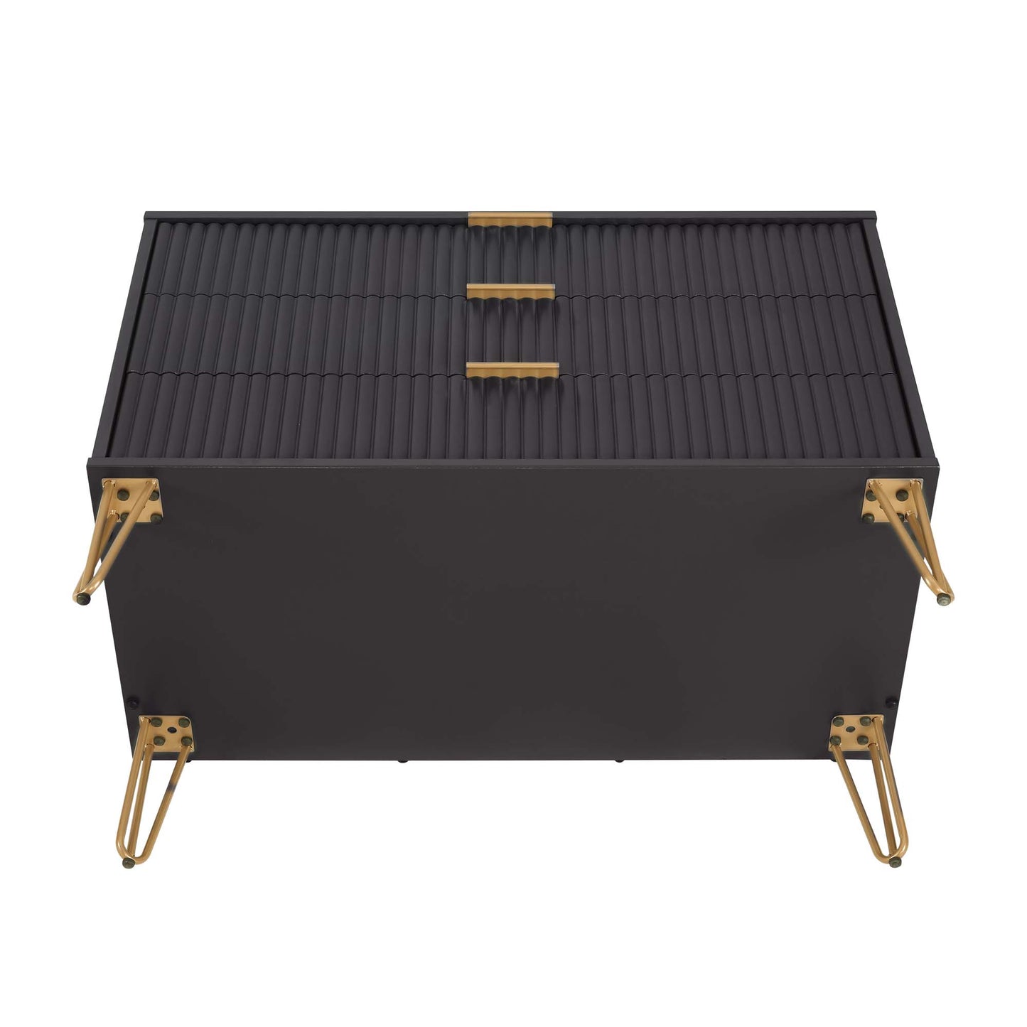 Dumbo Modern 2-Piece Dresser Set in Black 2-DB01-BK