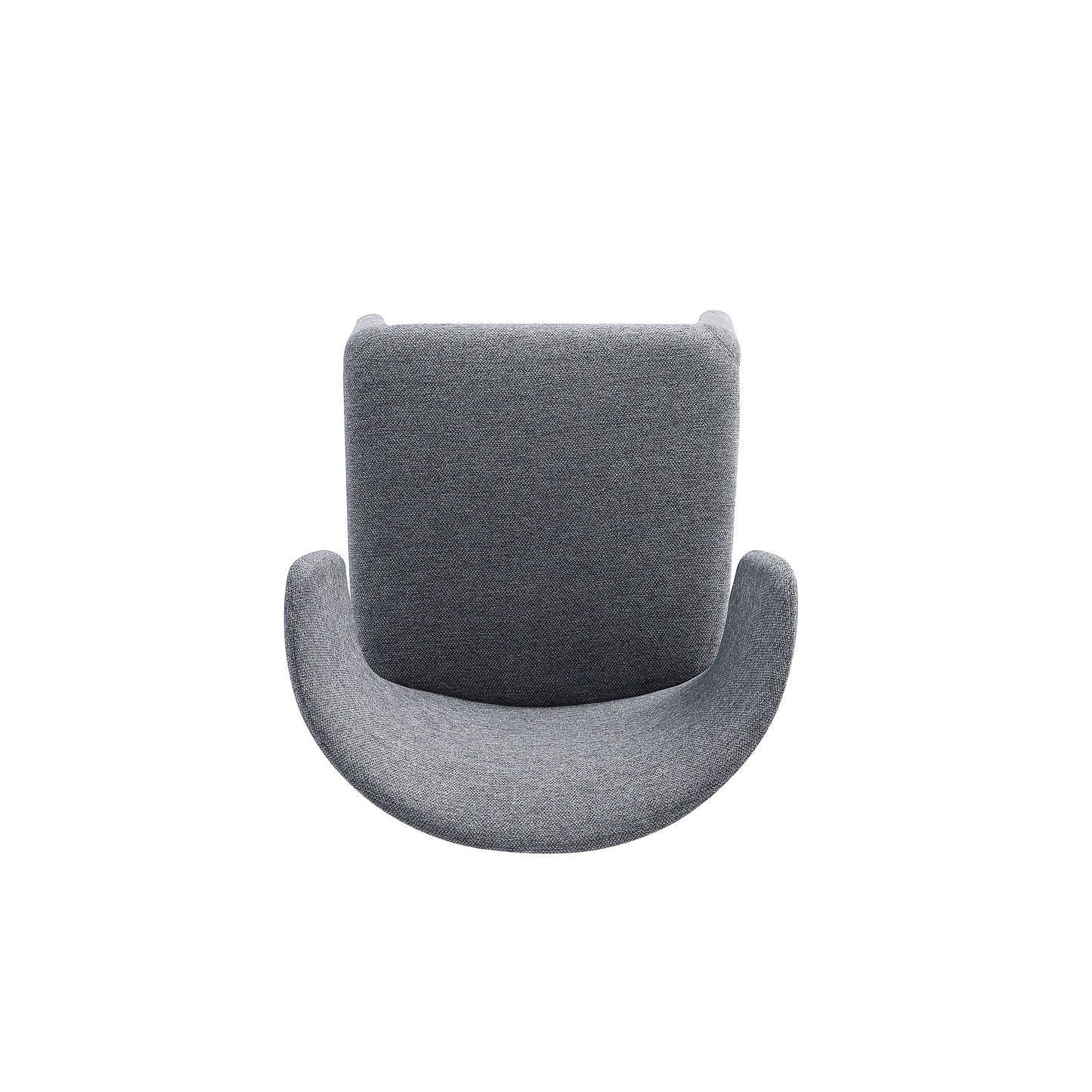 Conrad Mid-Century Modern Upholstered Dining Chair in Gray - Set of 4 2-DC031-WGY