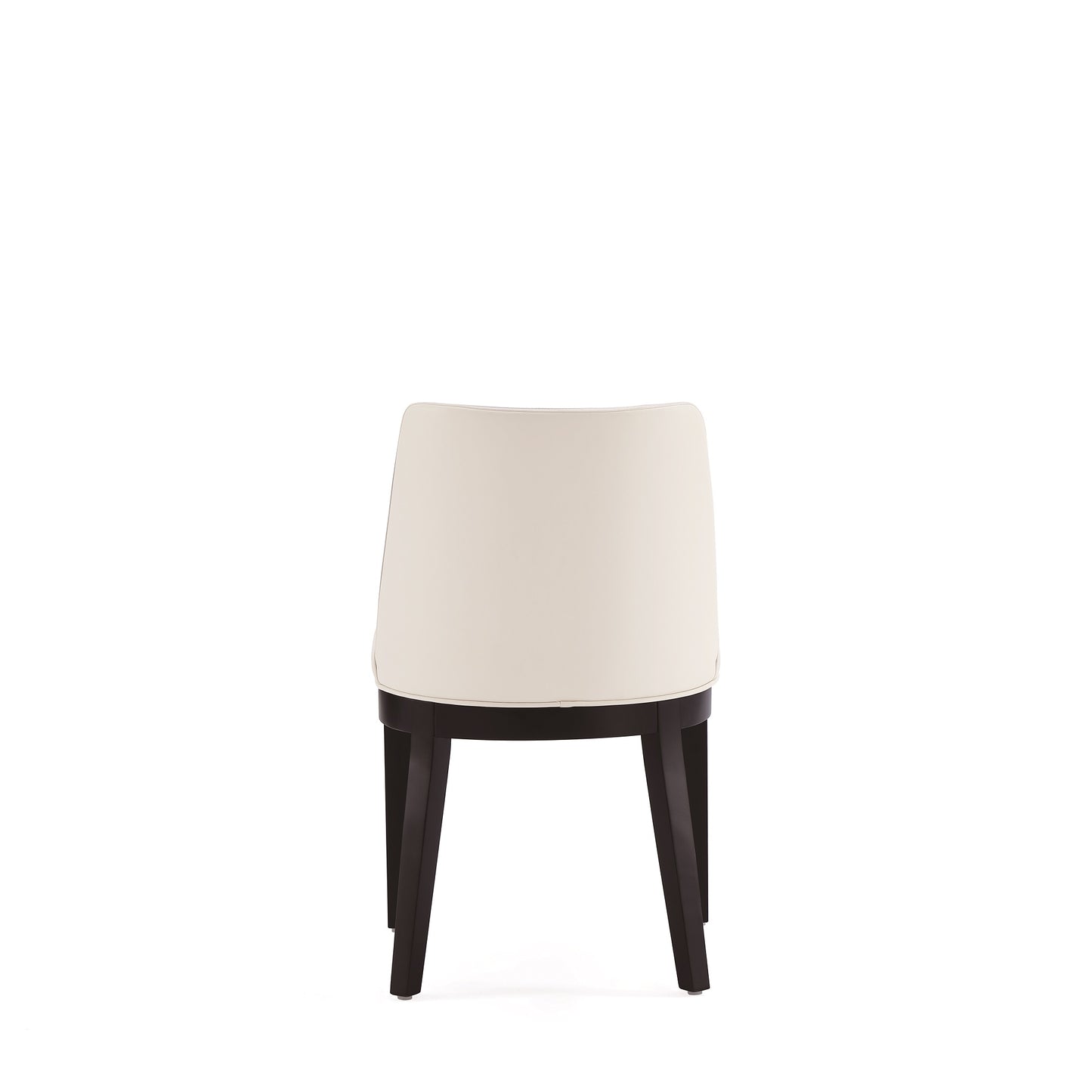 Manhattan Comfort Gansevoort Modern Faux Leather Dining Chair in Cream (Set of 4) 2-DC051-CR
