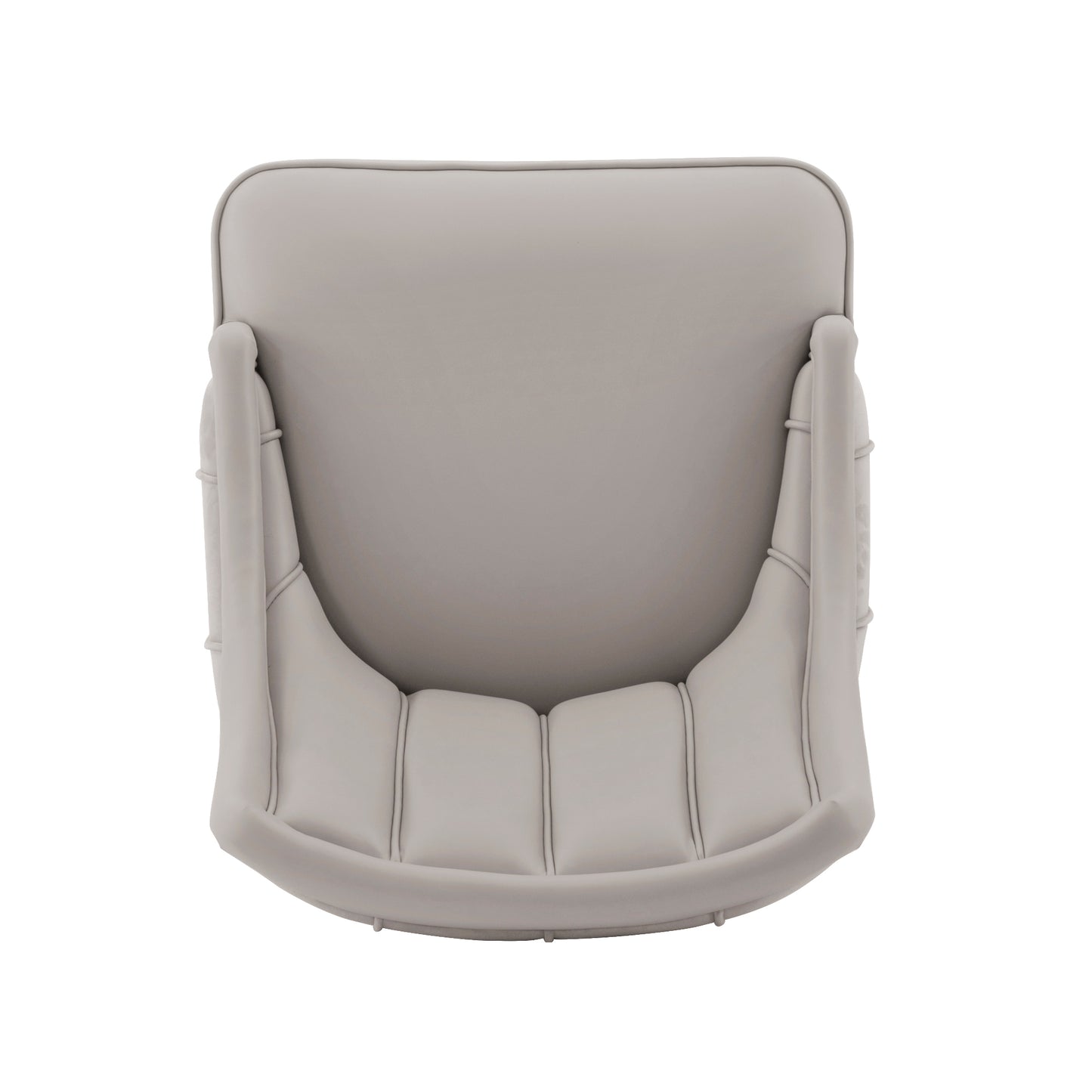 Manhattan Comfort Modern Eda Velvet and Leatherette Dining Chair in Grey- Set of 2 2-DC073-GY