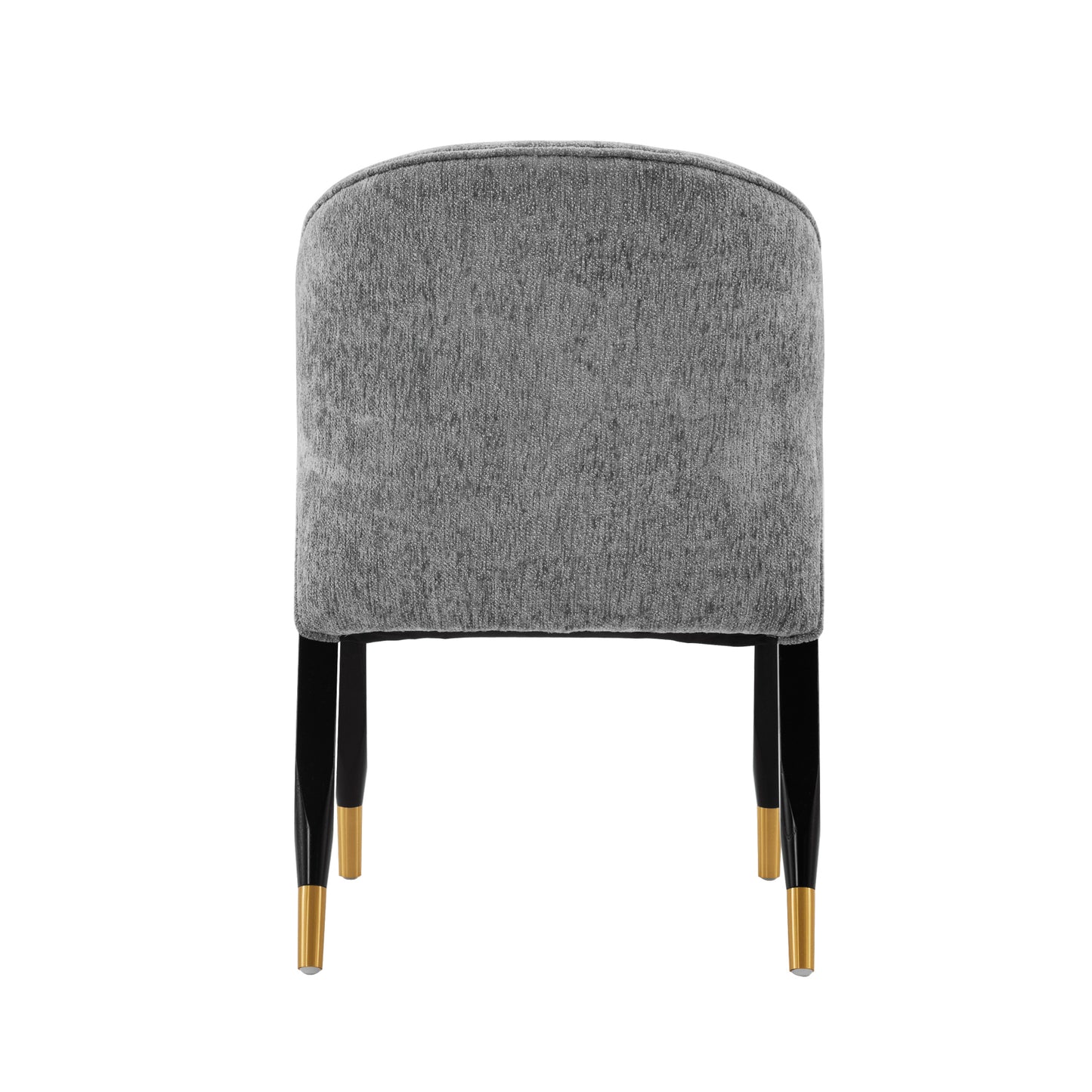 Manhattan Comfort Modern Ola Chenille Dining Chair in Grey- Set of 2 2-DC075-GY