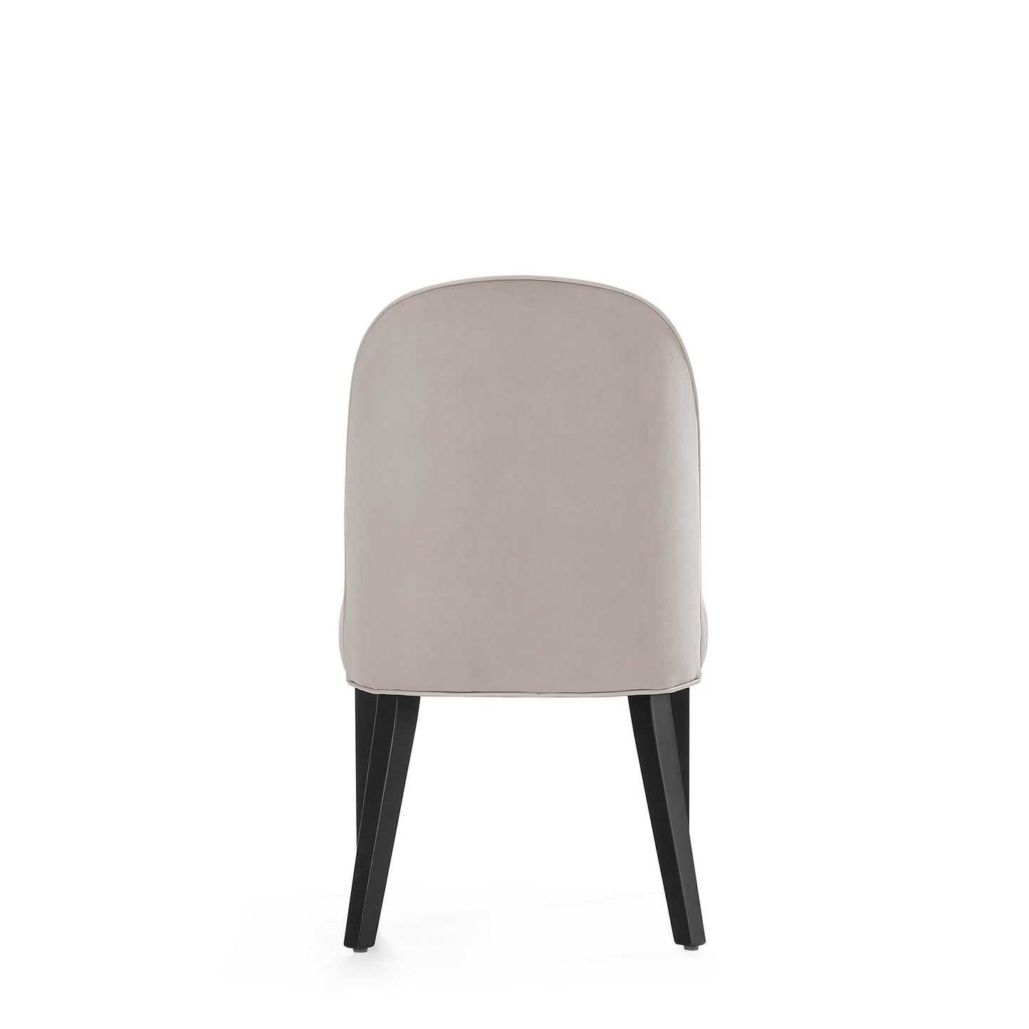 Manhattan Comfort Hillman Modern Leatherette and Velvet Upholstered Dining Chair in Light Grey - Set of 4 2-DC087-LG