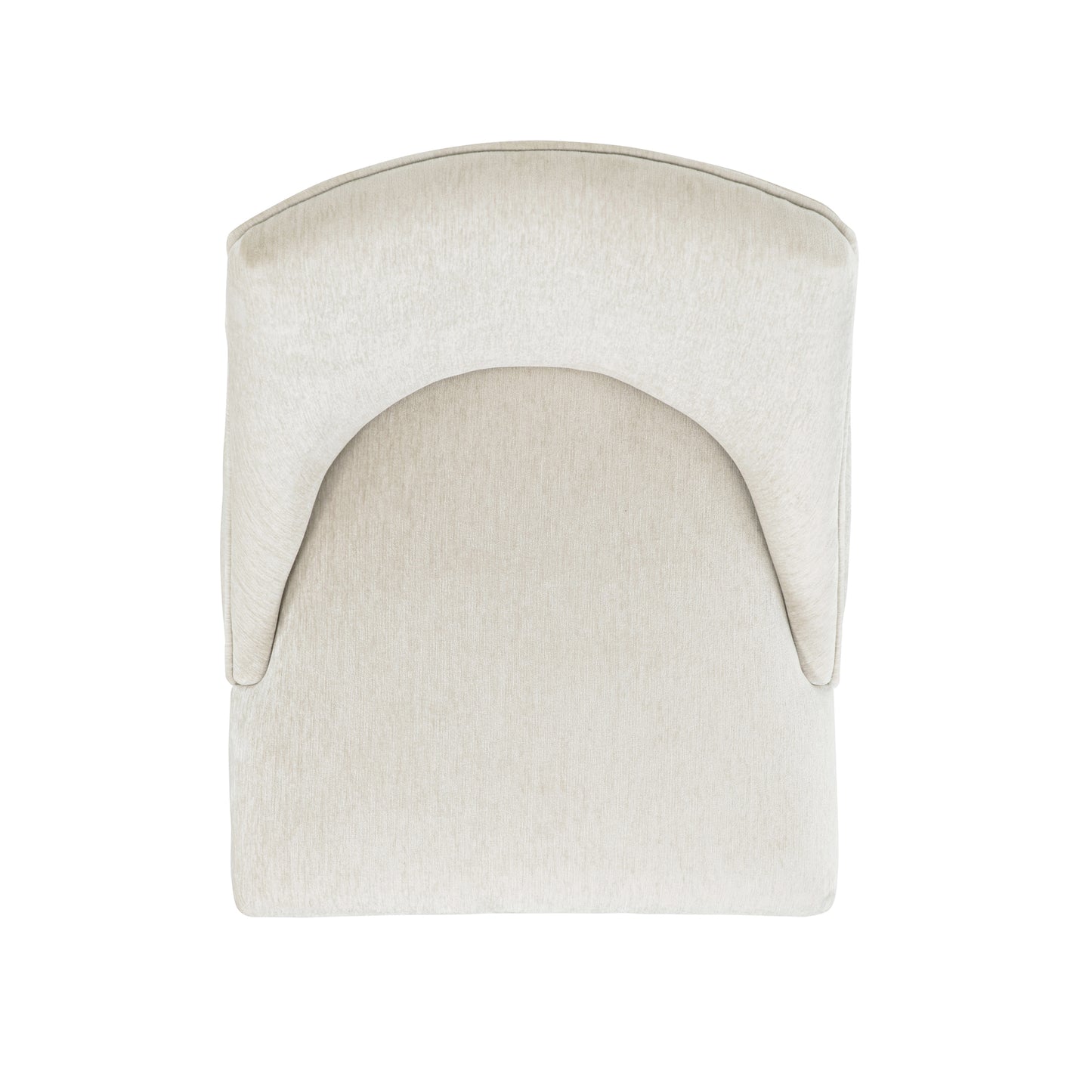 Beever Modern Wood Chenille Dining Chair in Cream - Set of 4 2-DC103-CR
