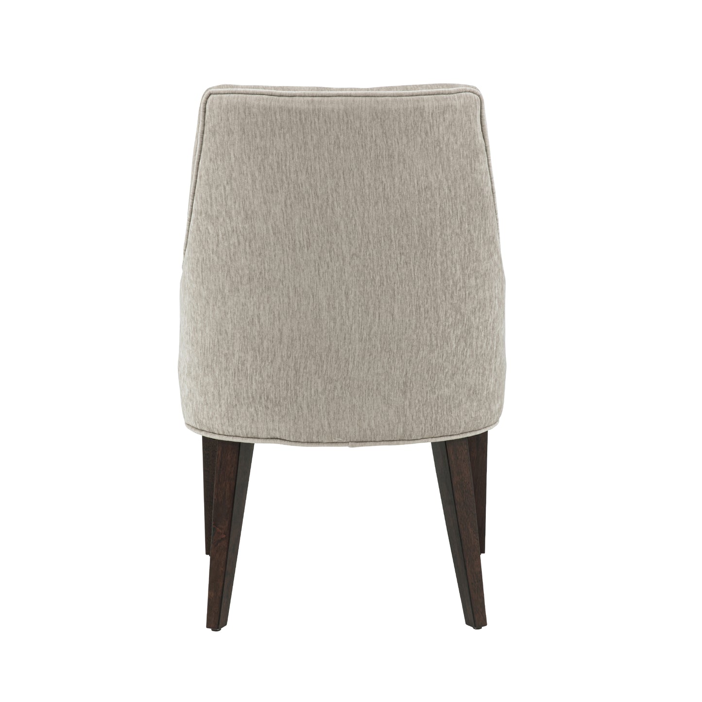 Beever Modern Wood Chenille Armchair in Taupe - Set of 2 2-DC103AR-TP