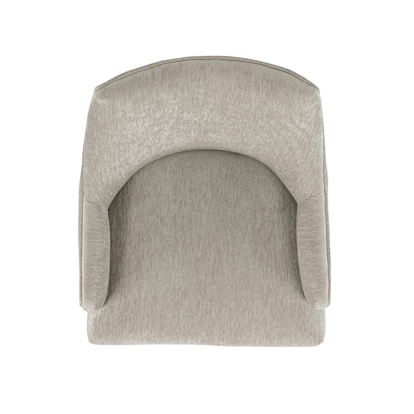 Beever Modern Wood Chenille Armchair in Taupe - Set of 2 2-DC103AR-TP