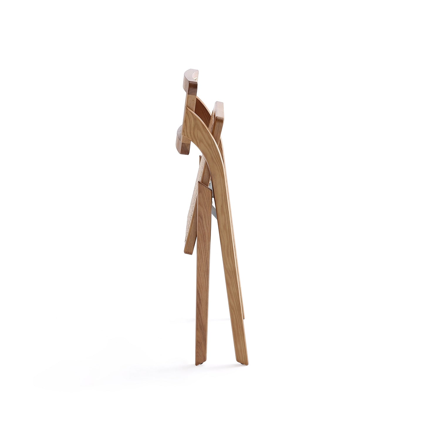 Lambinet Industry Chic Wood Folding Chair in Natural - Set of 4 2-DCCA07-NA