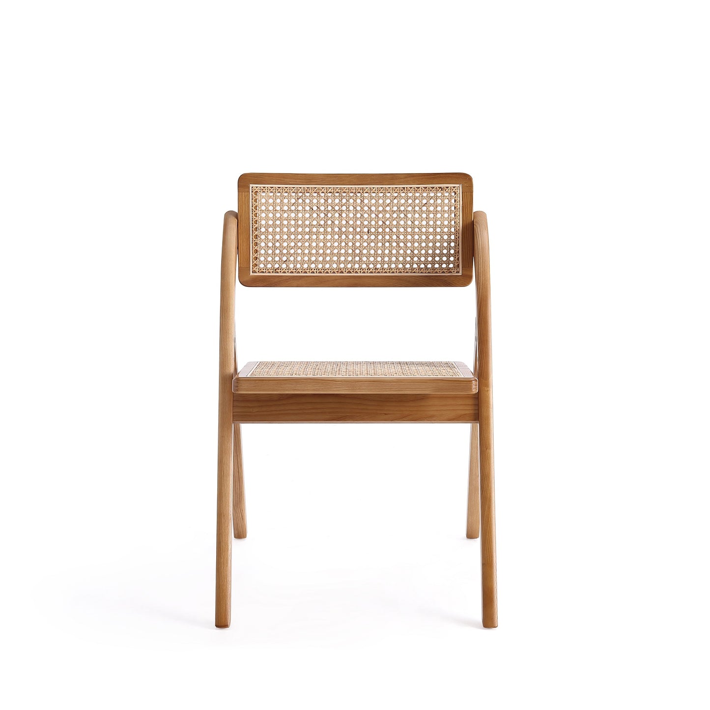 Lambinet Industry Chic Wood Folding Chair in Natural - Set of 4 2-DCCA07-NA