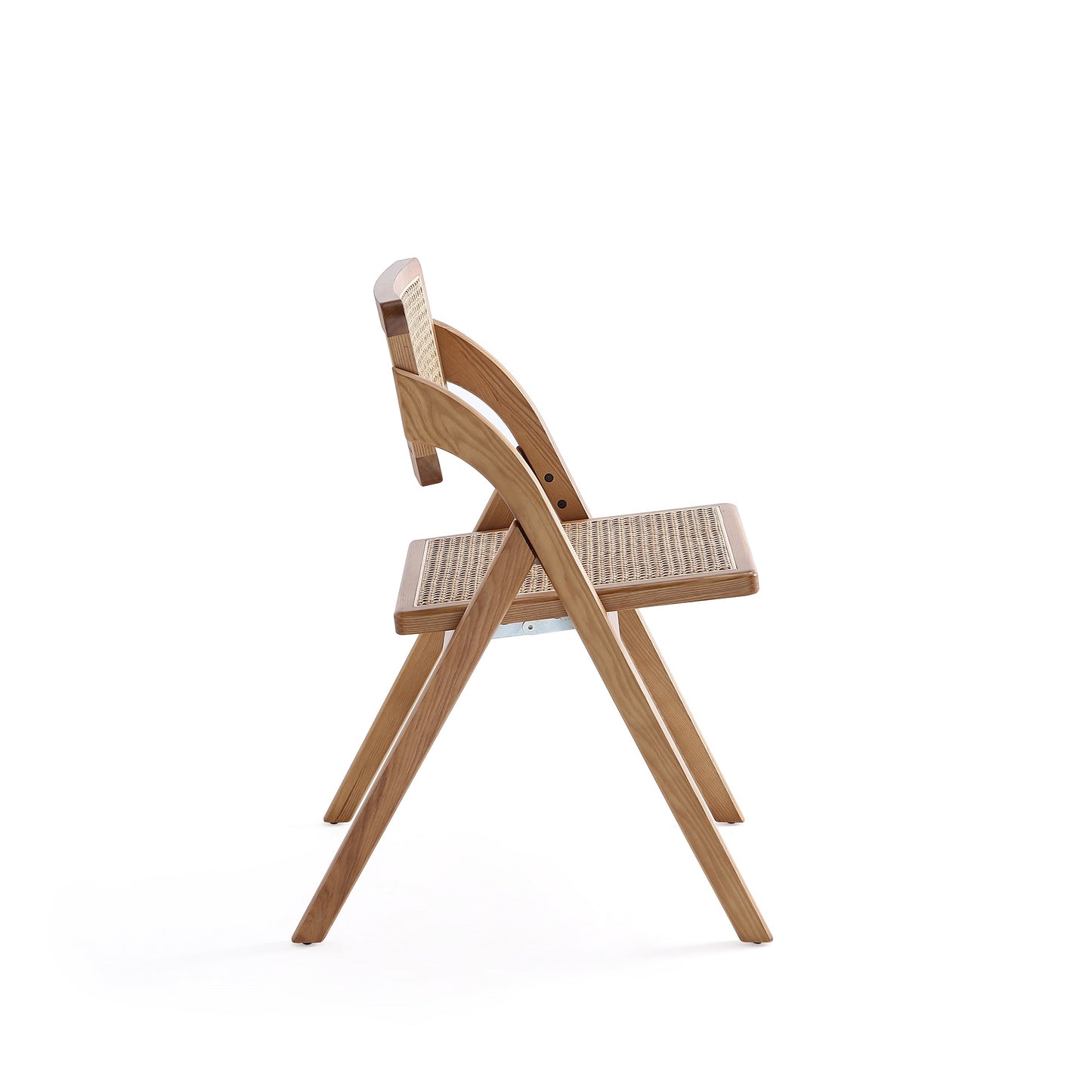 Lambinet Industry Chic Wood Folding Chair in Natural - Set of 4 2-DCCA07-NA