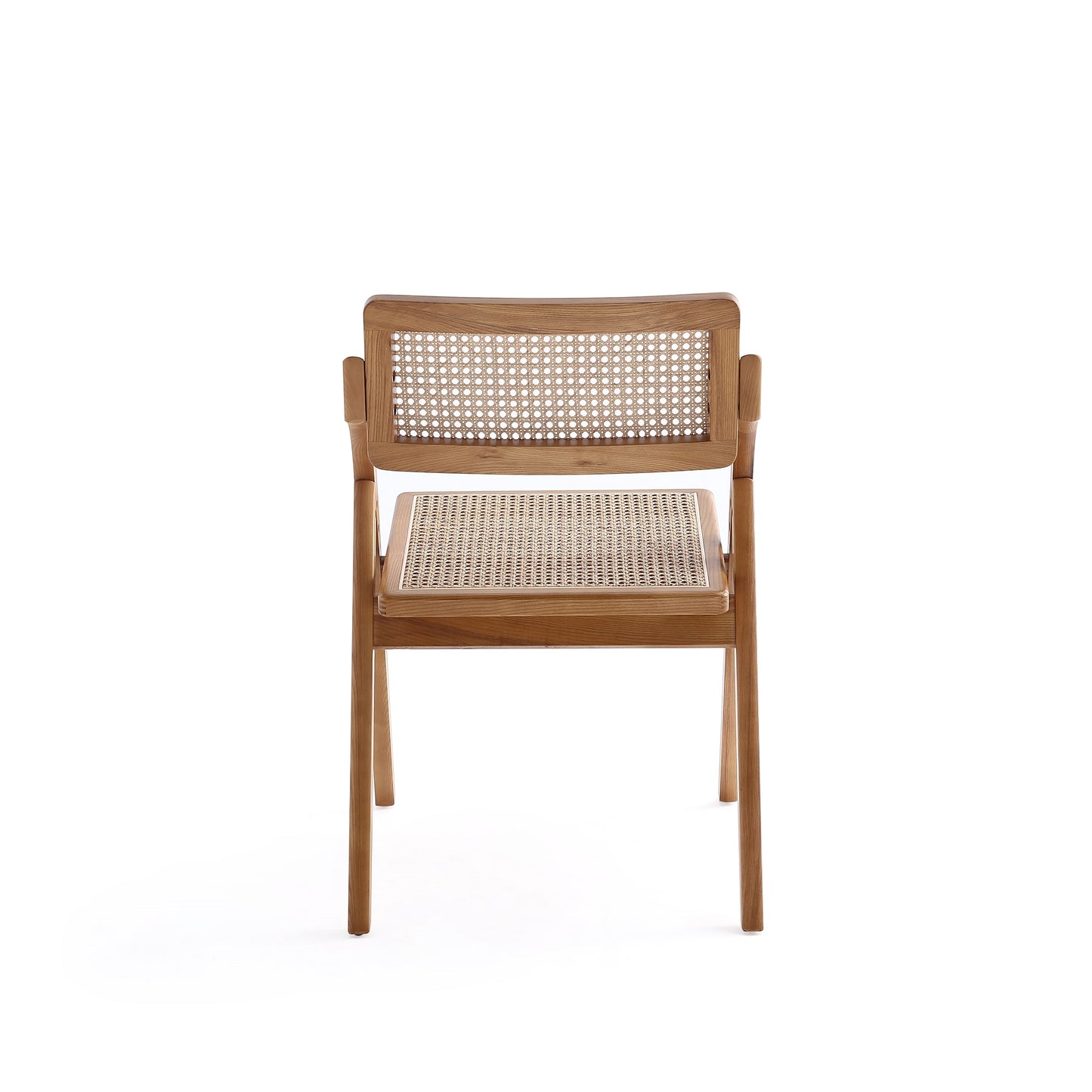 Lambinet Industry Chic Wood Folding Chair in Natural - Set of 4 2-DCCA07-NA