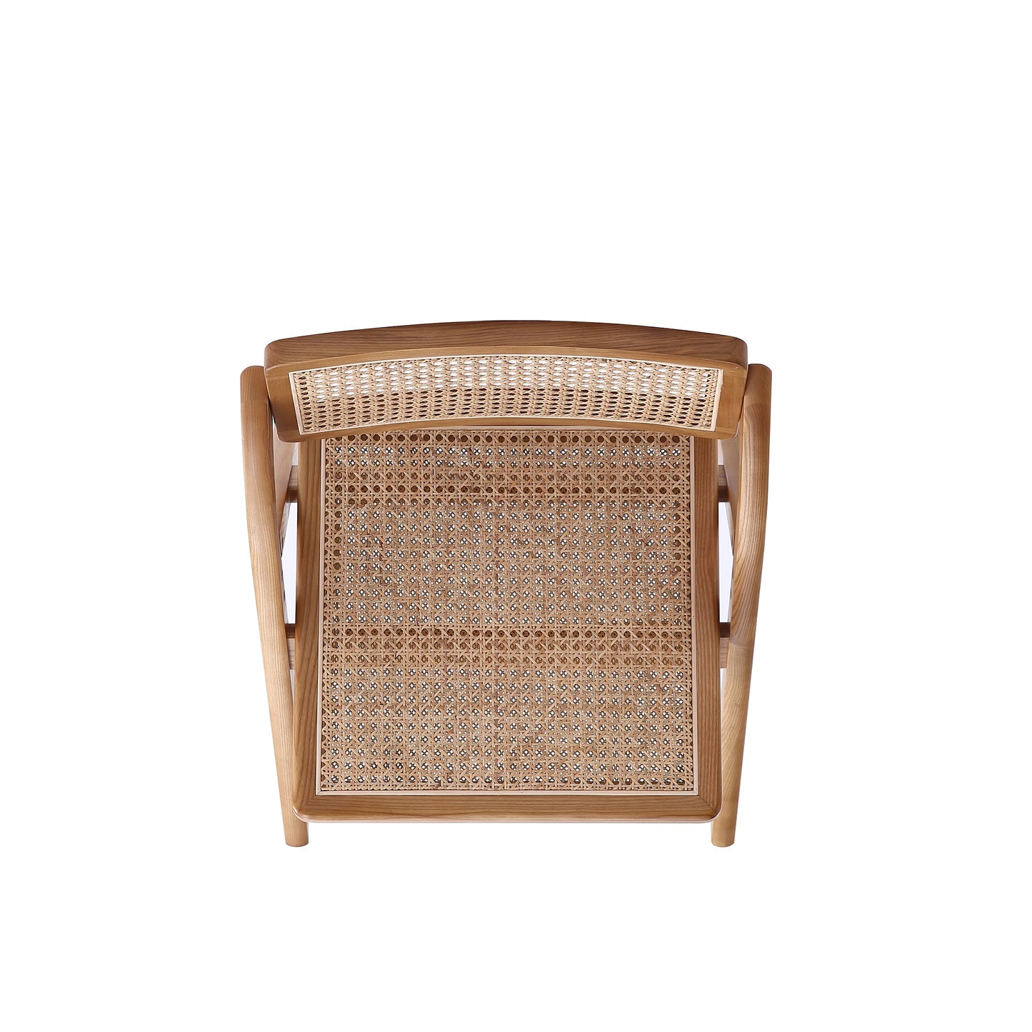 Lambinet Industry Chic Wood Folding Chair in Natural - Set of 4 2-DCCA07-NA