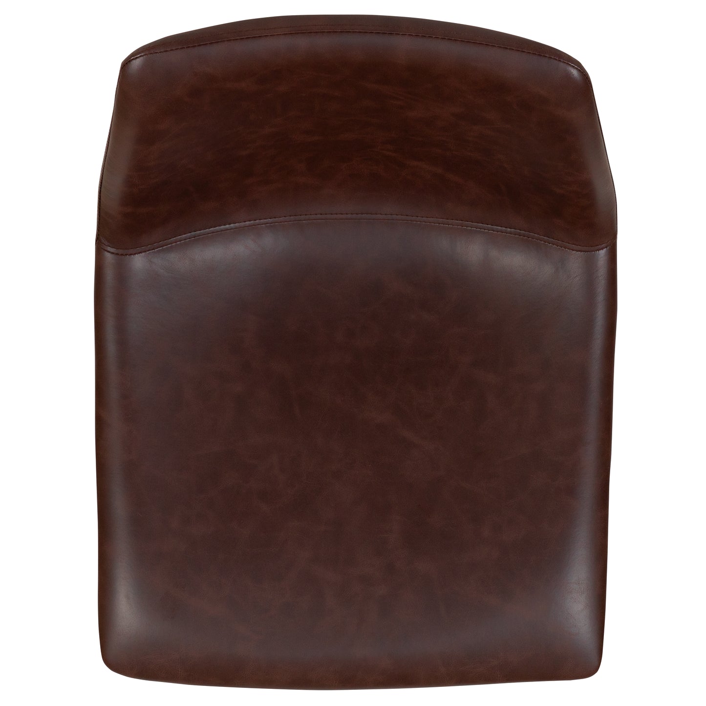 Reagan 30 Inch Commercial Grade LeatherSoft Bar Height Barstools in Dark Brown, Set of 2 Dark Brown 2-ET-ER18345-30-DB-GG