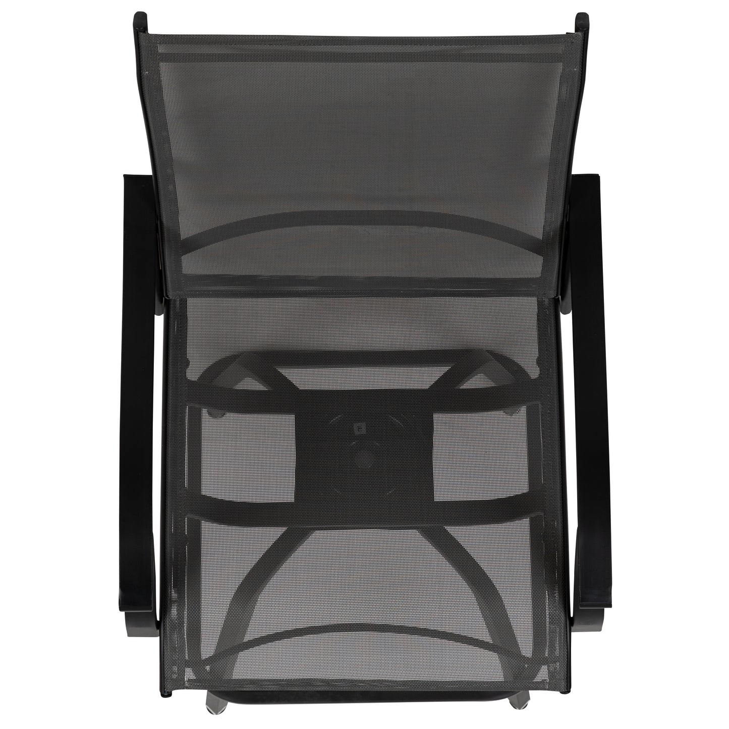 Valerie Patio Bar Height Stools Set of 2, All-Weather Textilene Swivel Patio Stools with High Back & Armrests in Gray Gray