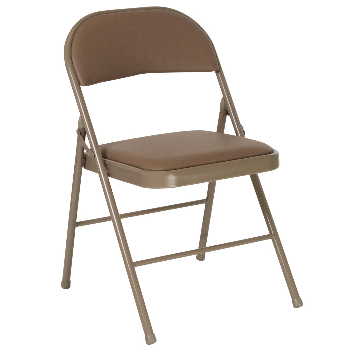 2 Pack HERCULES Series Double Braced Beige Vinyl Folding Chair Beige 2-HA-F003D-BGE-GG