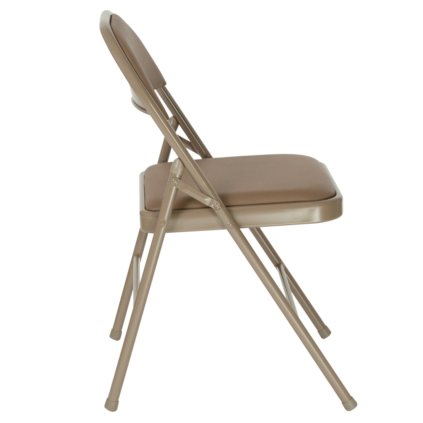 2 Pack HERCULES Series Double Braced Beige Vinyl Folding Chair Beige 2-HA-F003D-BGE-GG