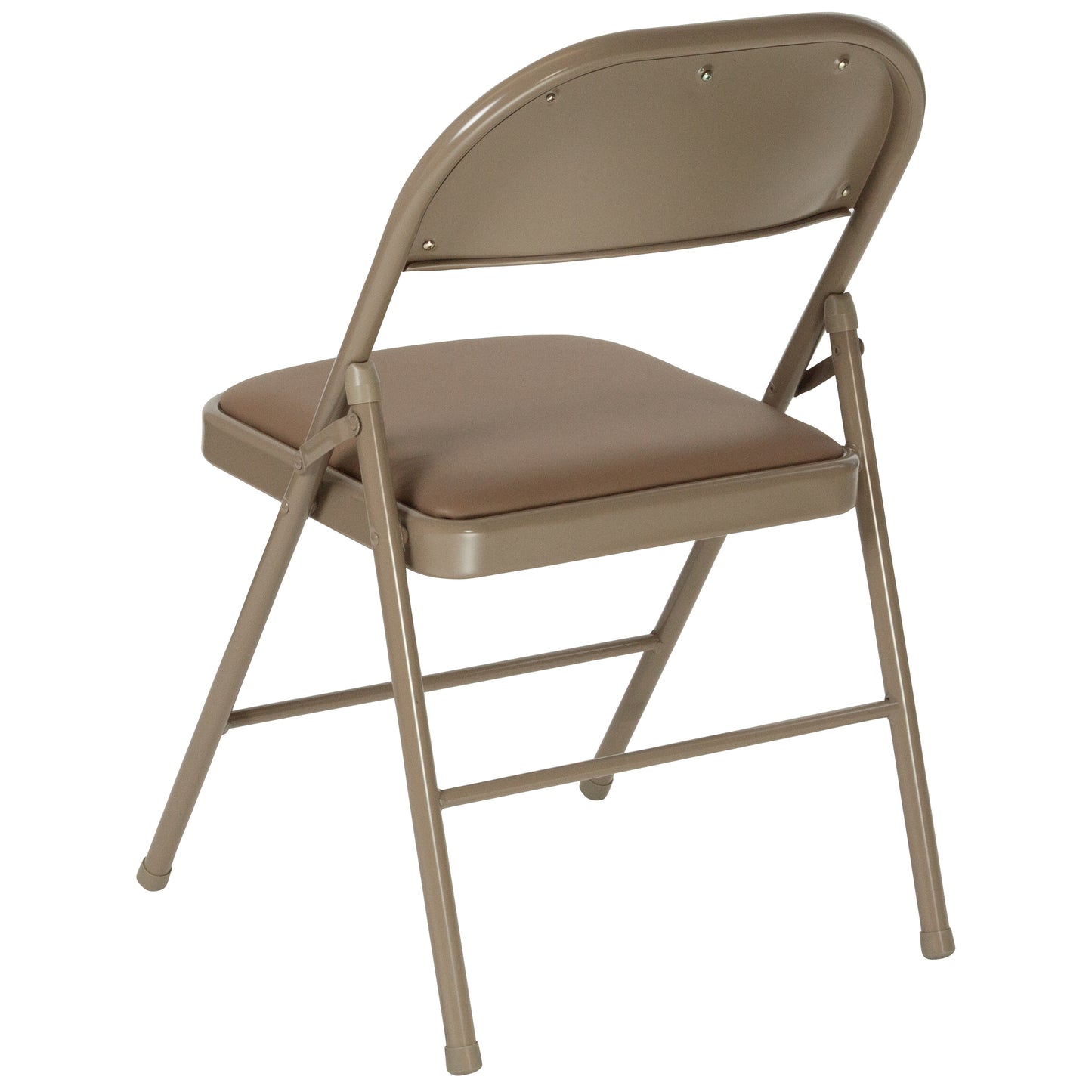 2 Pack HERCULES Series Double Braced Beige Vinyl Folding Chair Beige 2-HA-F003D-BGE-GG