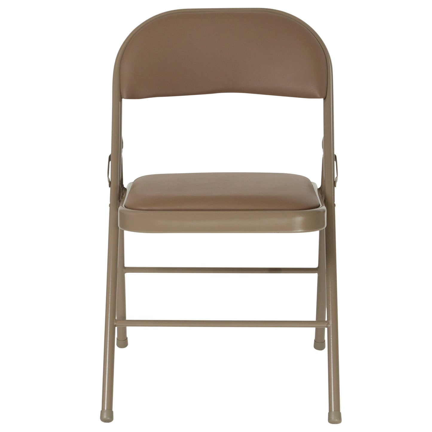 2 Pack HERCULES Series Double Braced Beige Vinyl Folding Chair Beige 2-HA-F003D-BGE-GG