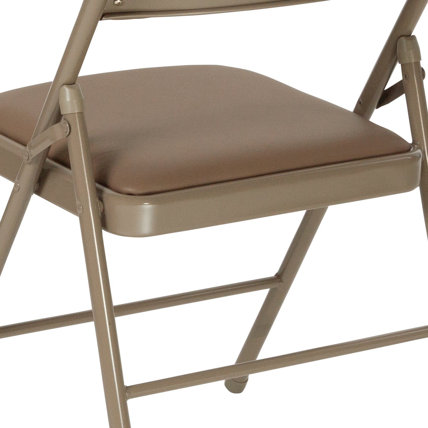 2 Pack HERCULES Series Double Braced Beige Vinyl Folding Chair Beige 2-HA-F003D-BGE-GG