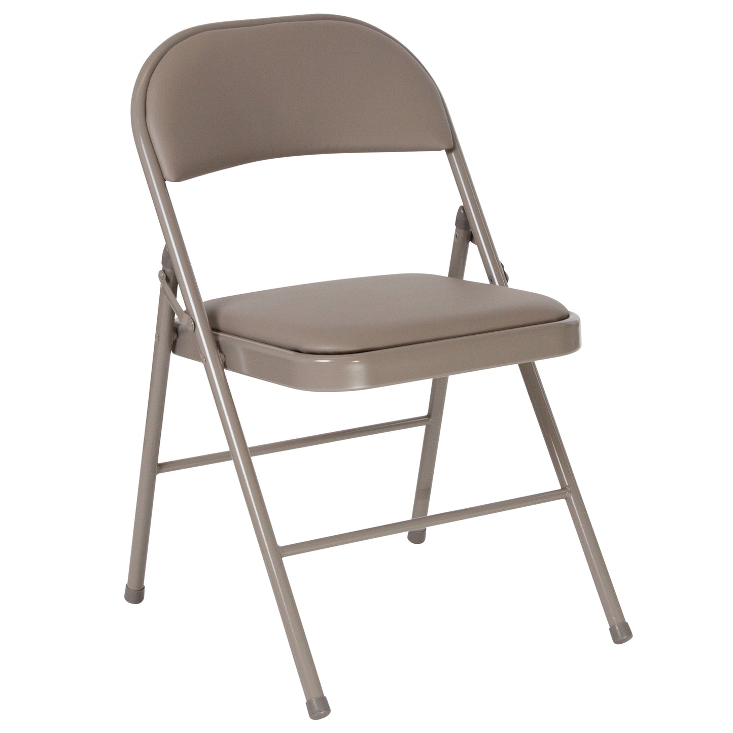 2 Pack HERCULES Series Double Braced Gray Vinyl Folding Chair Gray 2-HA-F003D-GY-GG
