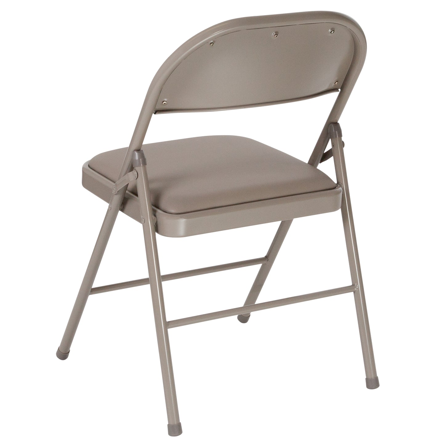 2 Pack HERCULES Series Double Braced Gray Vinyl Folding Chair Gray 2-HA-F003D-GY-GG