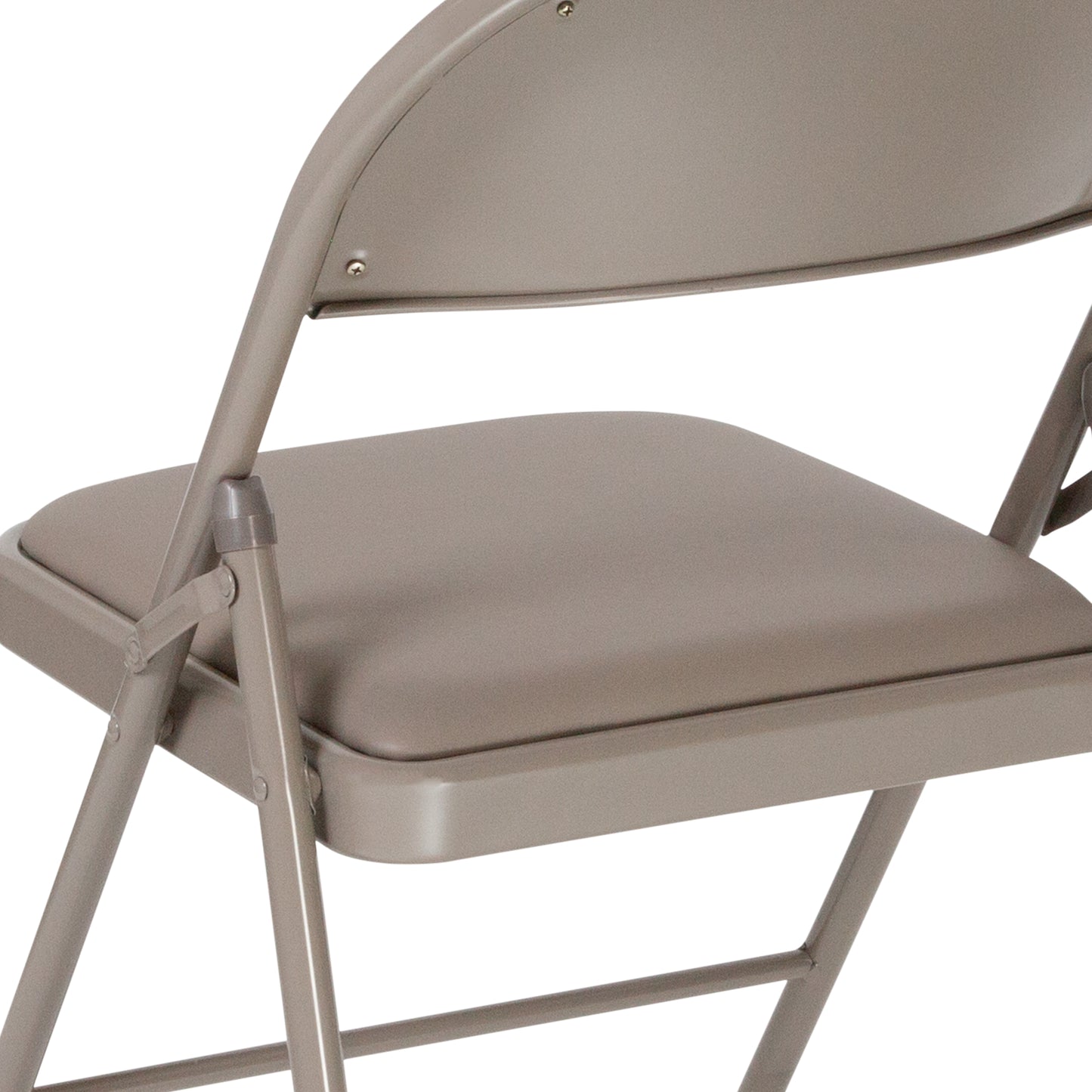 2 Pack HERCULES Series Double Braced Gray Vinyl Folding Chair Gray 2-HA-F003D-GY-GG