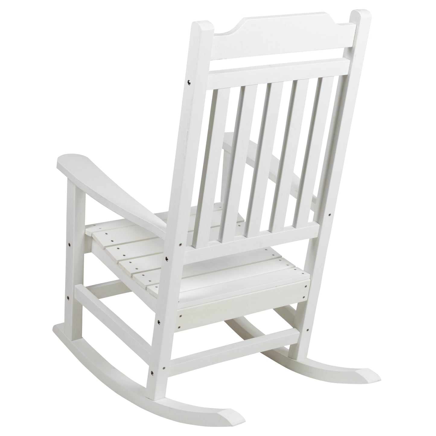 Set of 2 Winston All-Weather Rocking Chair in White Faux Wood White