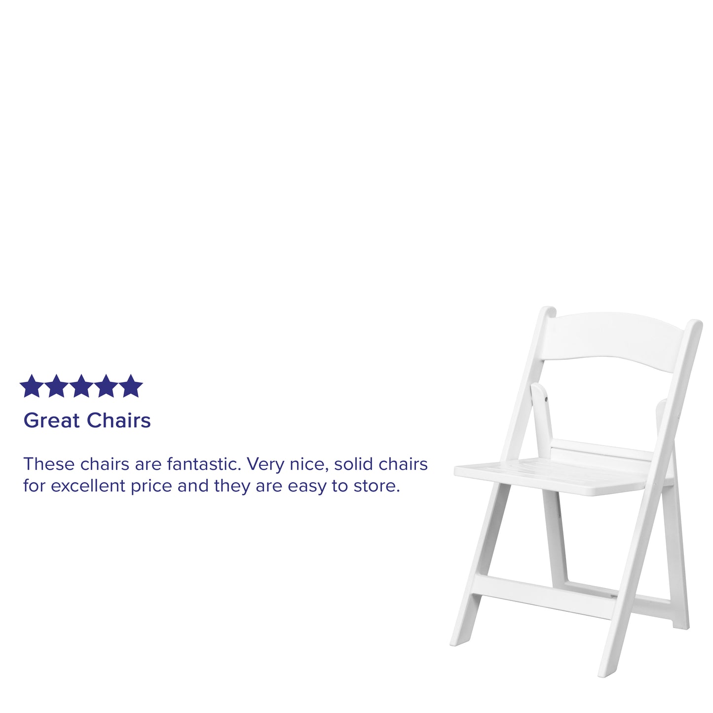 2 Pack HERCULES Series 800 lb. Capacity White Resin Folding Chair with Slatted Seat White 2-LE-L-1-WH-SLAT-GG