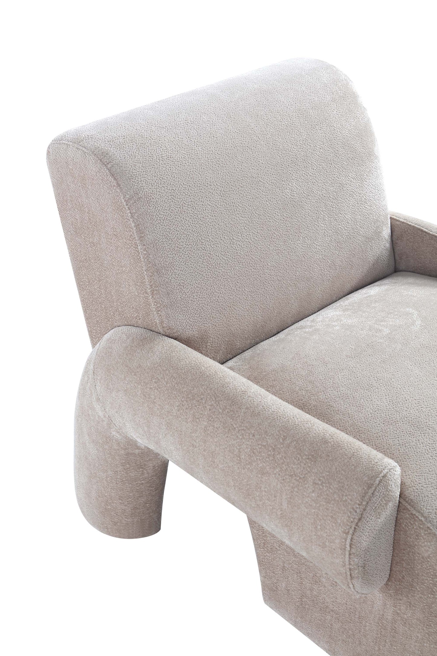 Verandah Mid-Century Modern 2-Piece Sofa Set in Beige 2-LSAC1769-BE