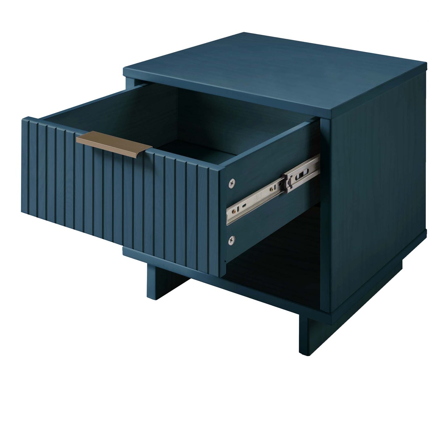 Granville Modern 18" Nightstand in Midnight Blue (1-Drawer) - Set of 2 2-NS-5004