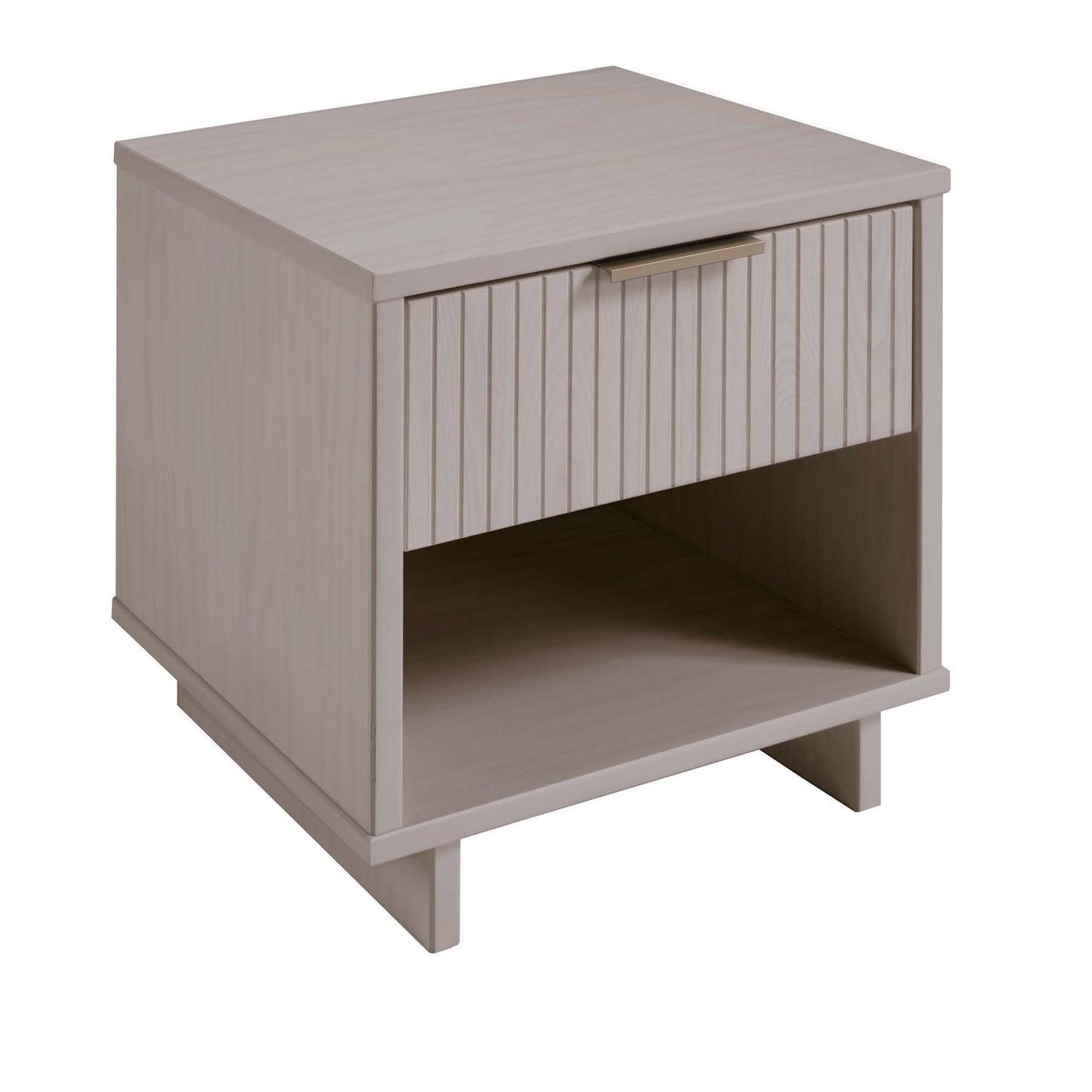 Granville Modern 18" Nightstand in Light Gray (1-Drawer) - Set of 2 2-NS-5006