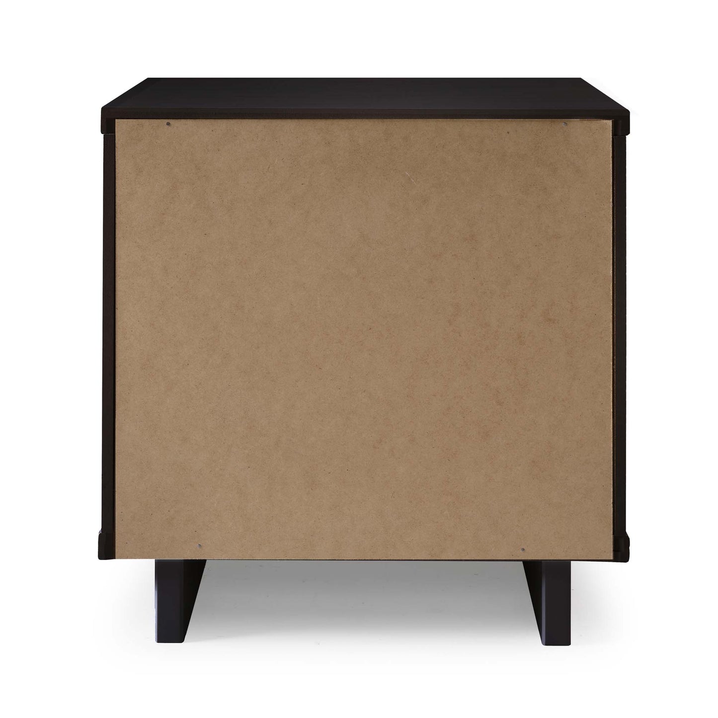Granville Modern 18" Nightstand in Black (2-Drawer) - Set of 2 2-NS-5012