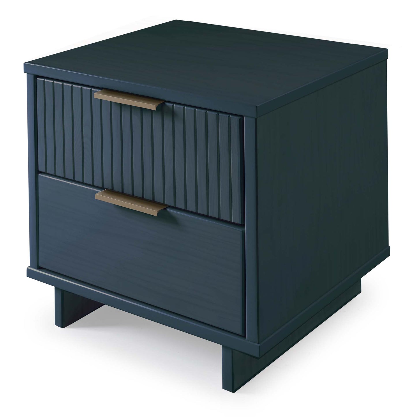 Granville Modern 18" Nightstand in Midnight Blue (2-Drawer) - Set of 2 2-NS-5014