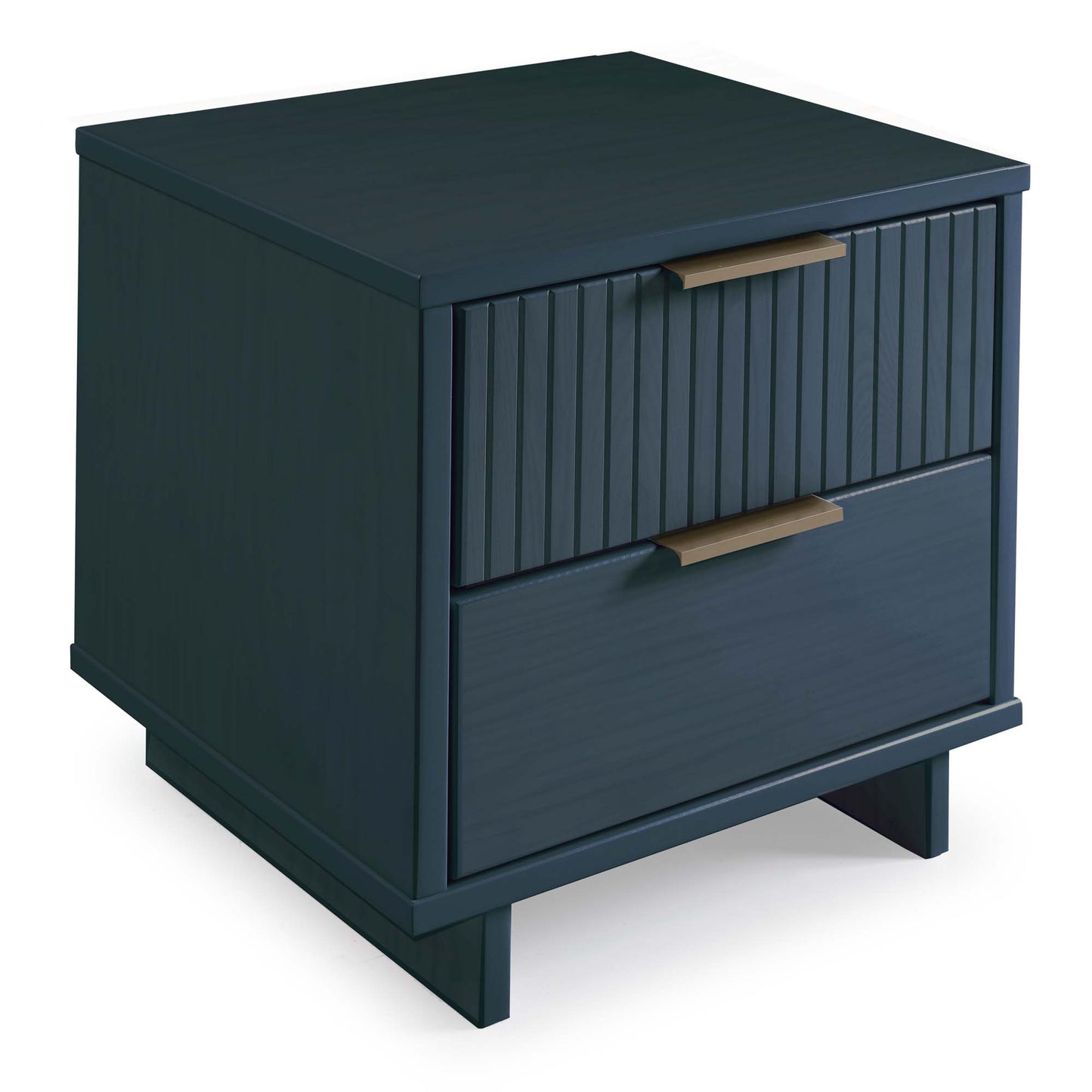 Granville Modern 18" Nightstand in Midnight Blue (2-Drawer) - Set of 2 2-NS-5014