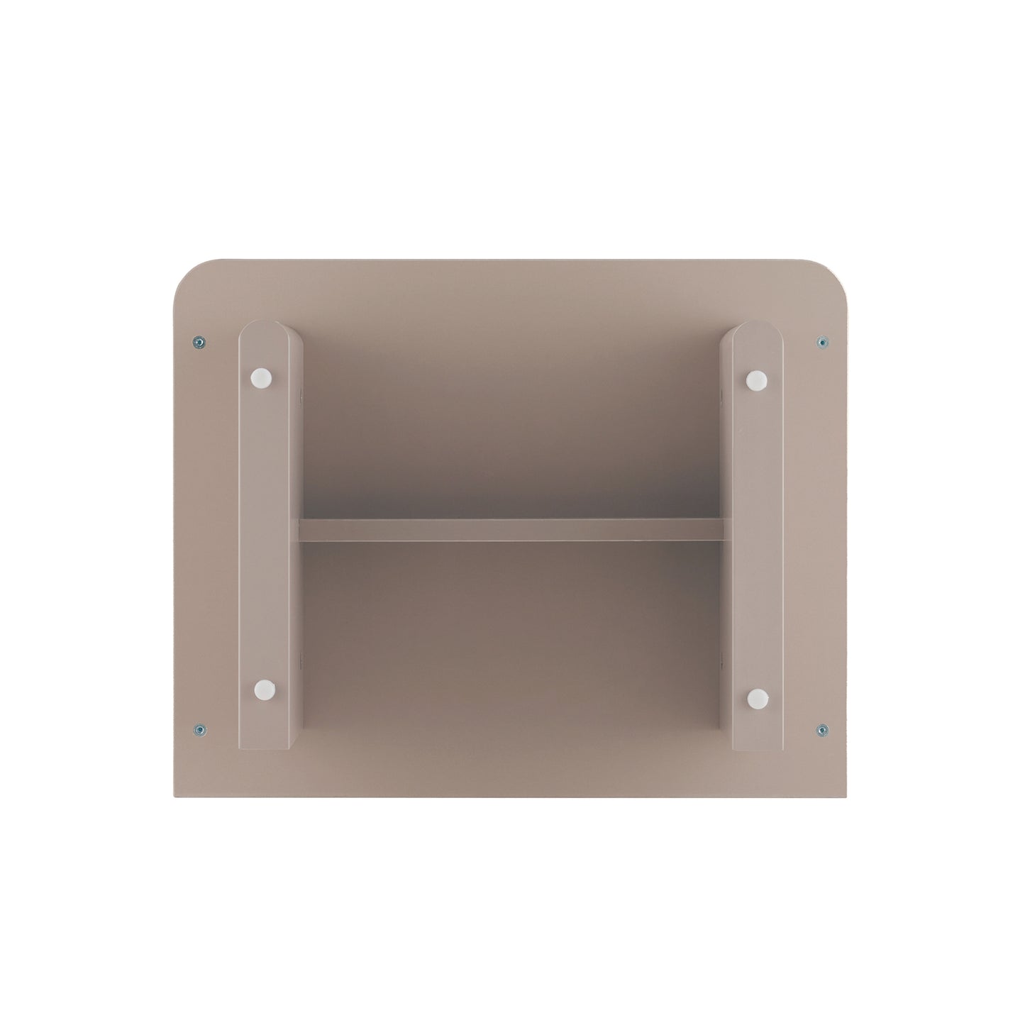 Ella Modern 20" Nightstand in Mocha (1-Drawer) - Set of 2 2-NS005-MO