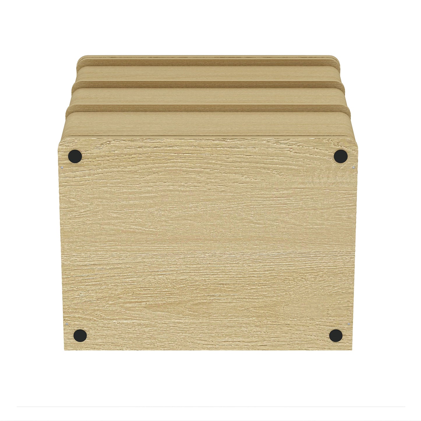 Molly Modern 26" Nightstand in Natural Oak (3-Drawer) - Set of 2 2-NS008-NO