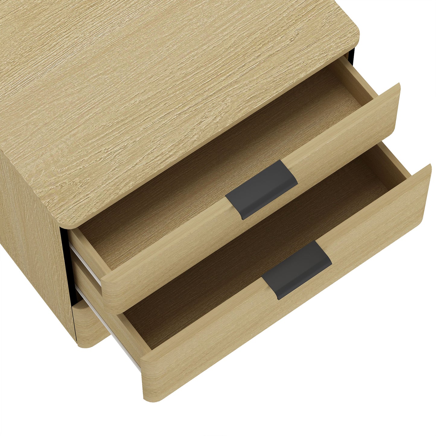 Payton Modern 26" Nightstand in Natural Oak (3-Drawer) - Set of 2 2-NS009-NO