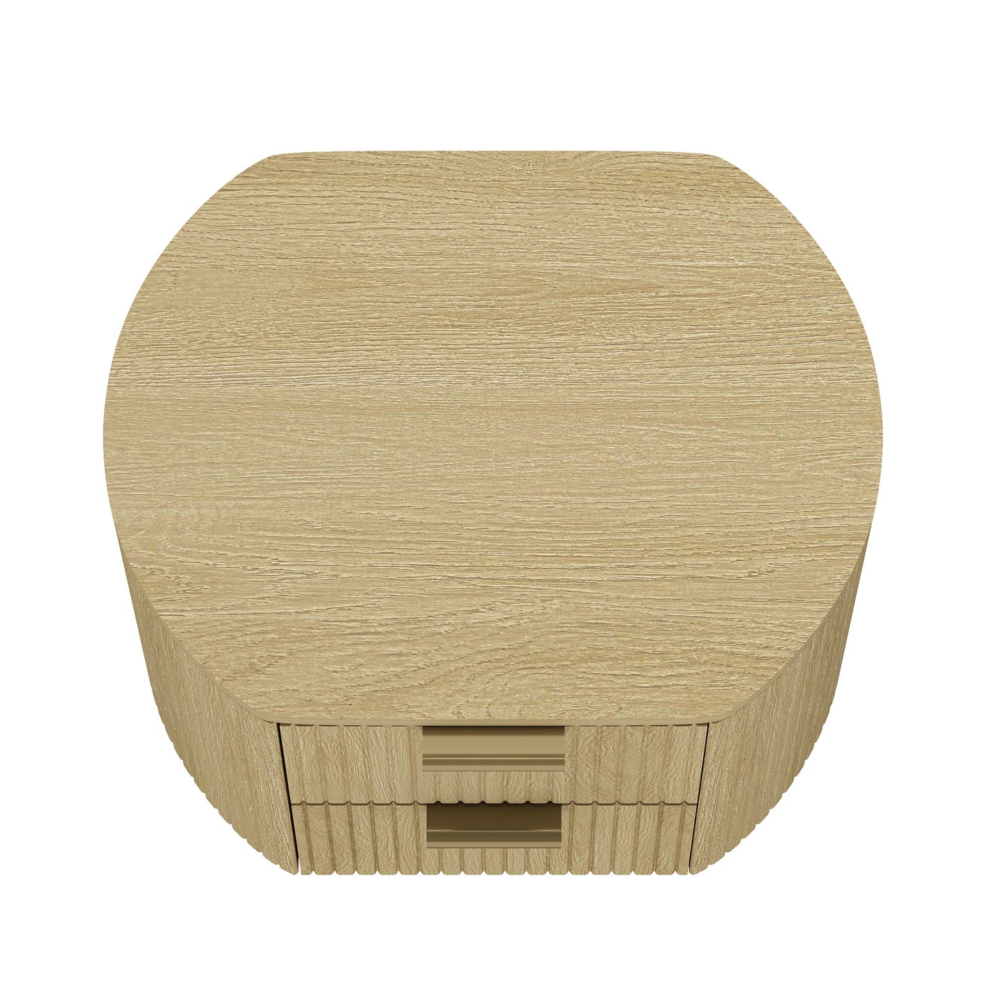 Olivia Modern 27" Nightstand in Natural Oak (2-Drawer) - Set of 2 2-NS010-GNO