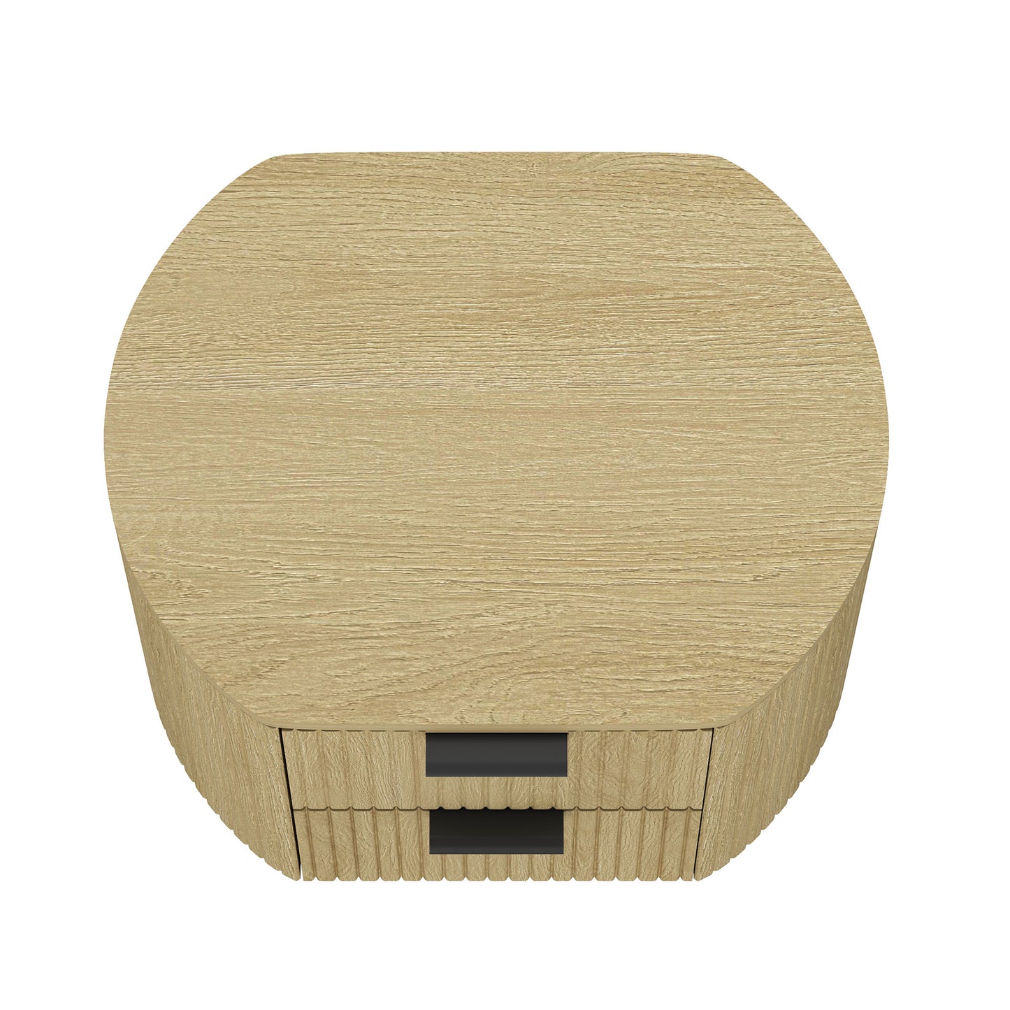 Olivia Modern 27" Nightstand in Natural Oak (2-Drawer) - Set of 2 2-NS010-NO