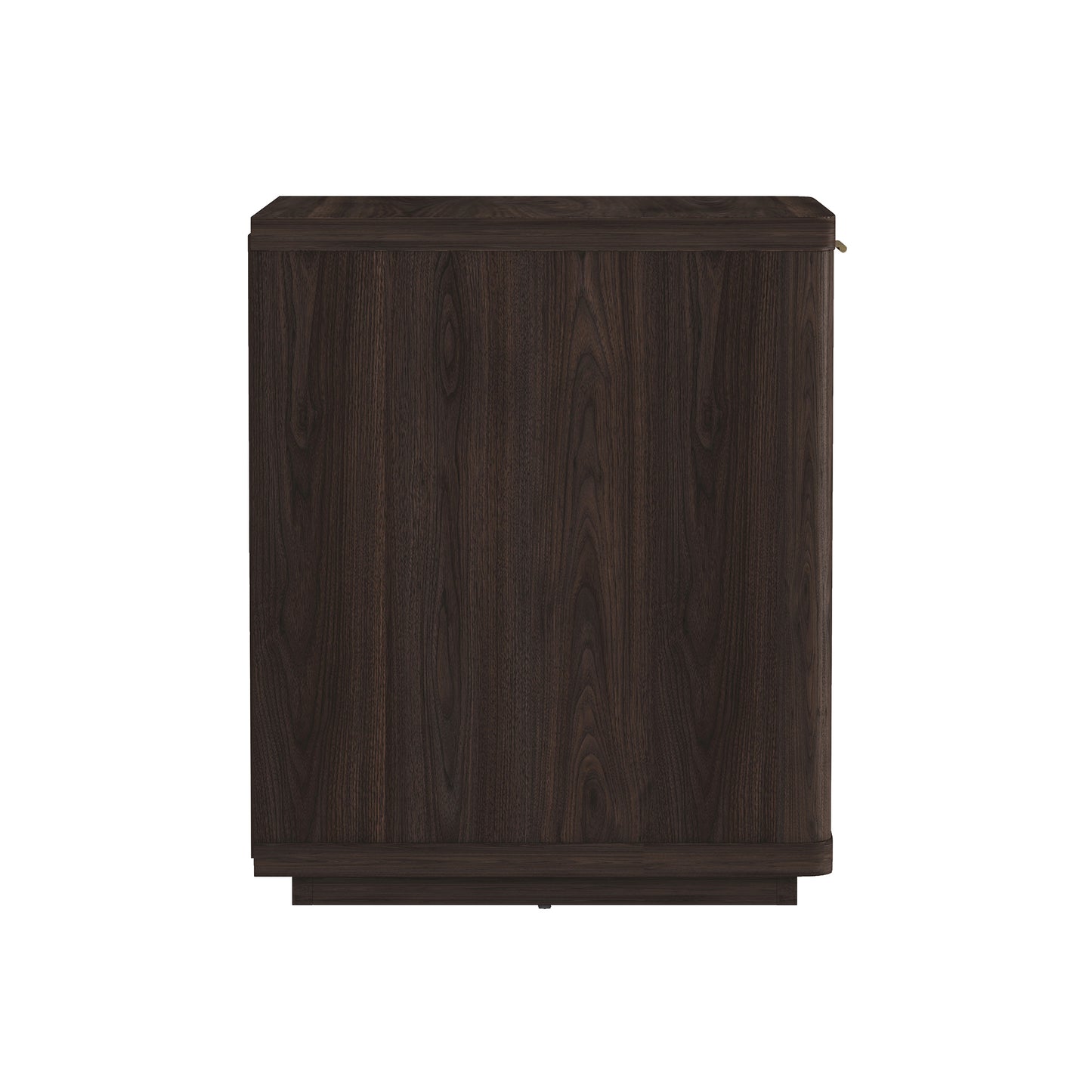 Evelyn Modern 20" Nightstand in Brown (1-Drawer) - Set of 2 2-NS011-BR