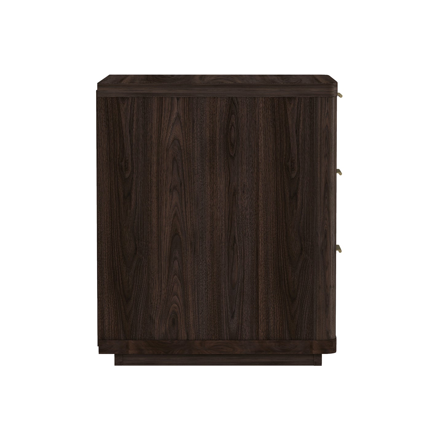 Evelyn Modern 20" Nightstand in Brown (3-Drawer) - Set of 2 2-NS013-BR
