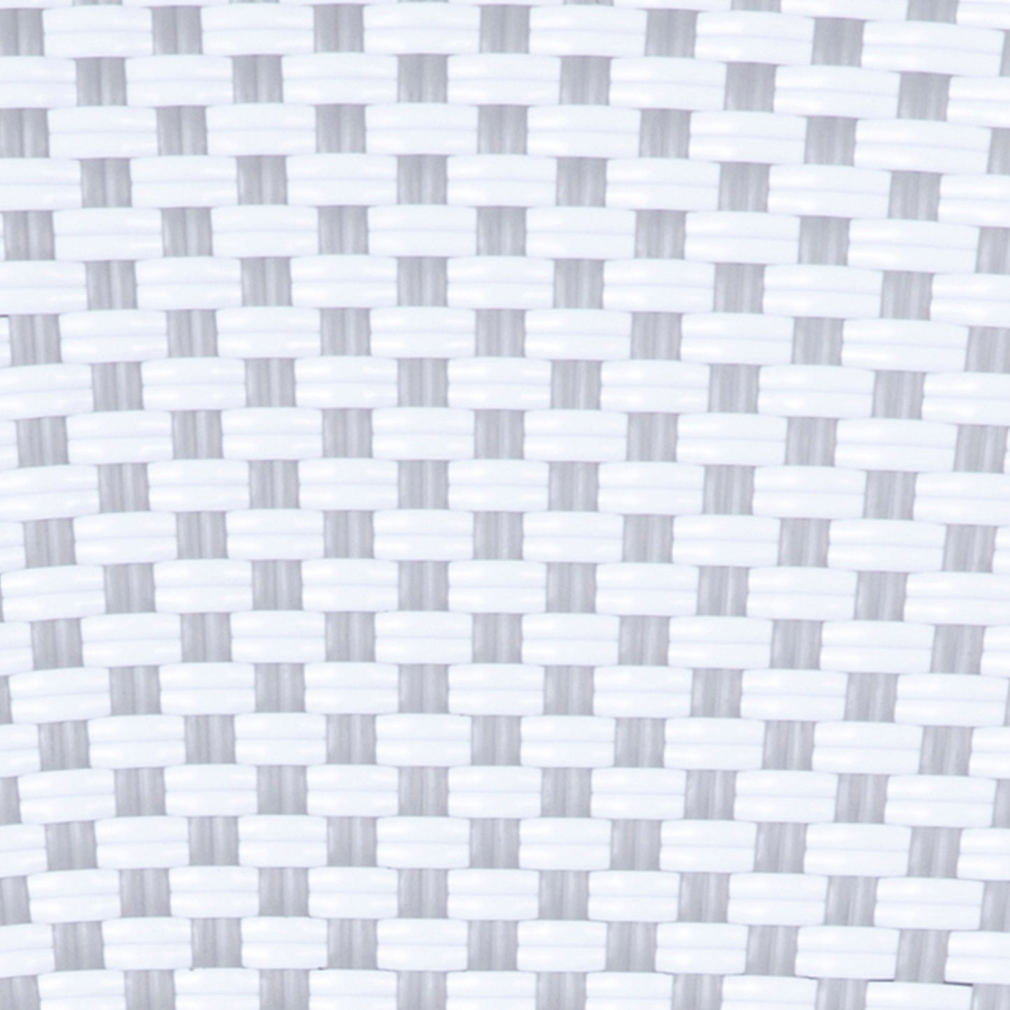 Lourdes Set of 2 Stackable Indoor/Outdoor Bistro 30" High Barstools, Commercial Grade, White/Gray and Bamboo Finish White & Gray/Natural Frame
