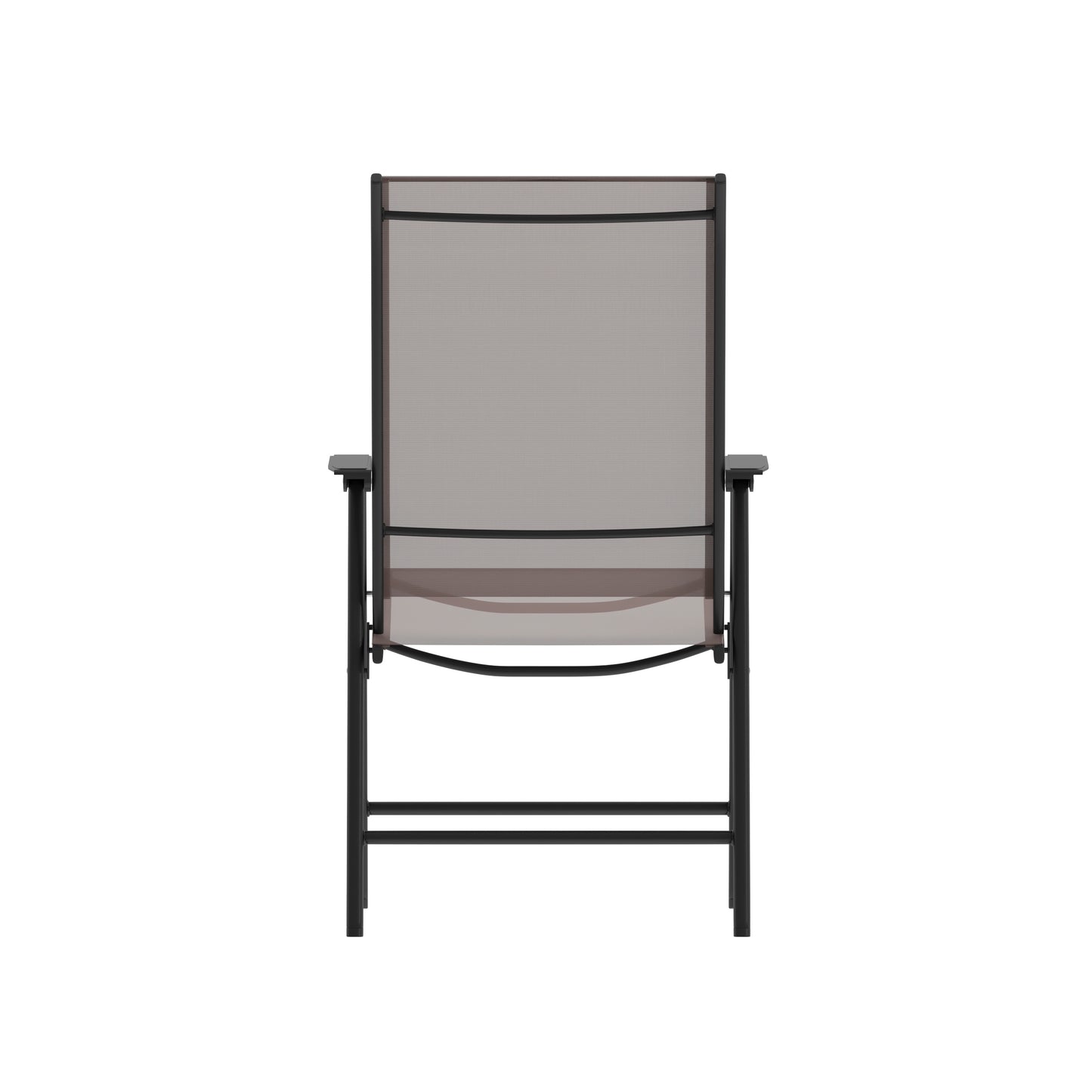 Paladin Brown Outdoor Folding Patio Sling Chair Brown