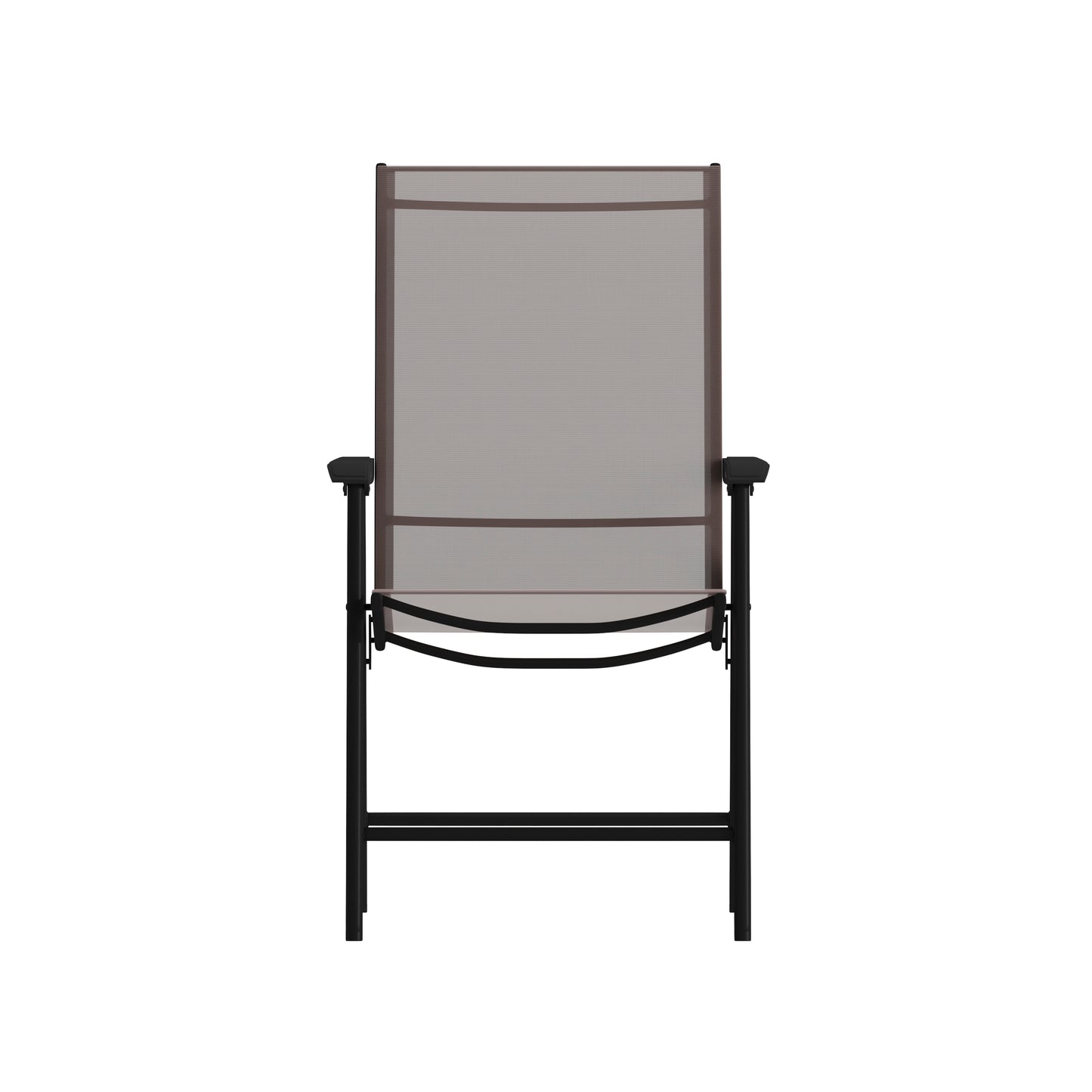 Paladin Brown Outdoor Folding Patio Sling Chair Brown