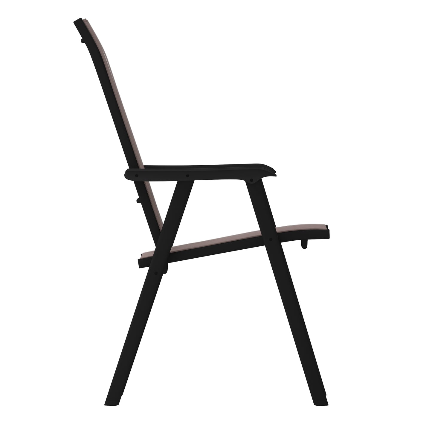 Paladin Brown Outdoor Folding Patio Sling Chair Brown