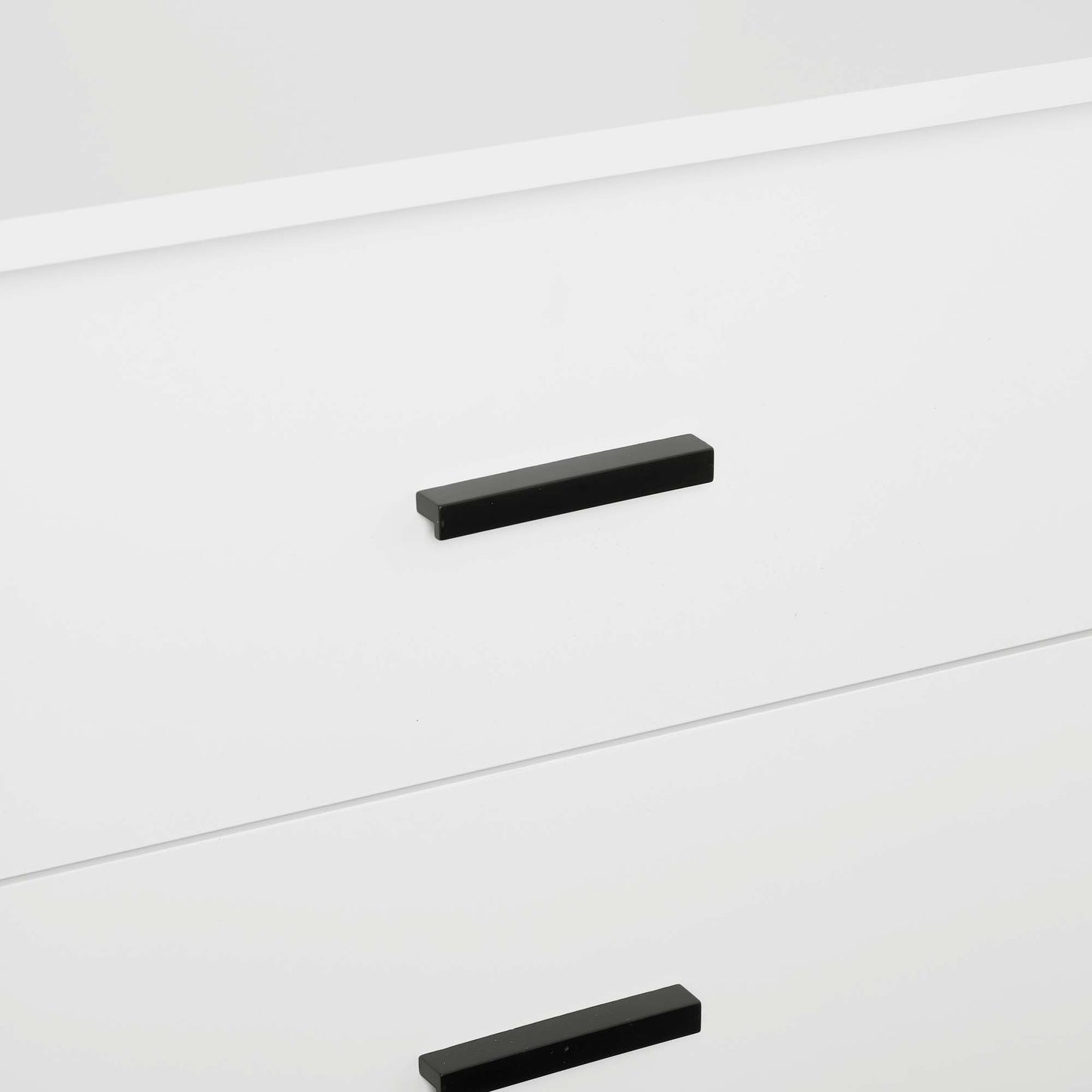 Manhattan Comfort Lee Modern Freestanding Wardrobe Closet 2.0 with 1 Hanging Rod, 1 Shelf, and 2 Drawers in White- Set of 2 2-WC002-WH