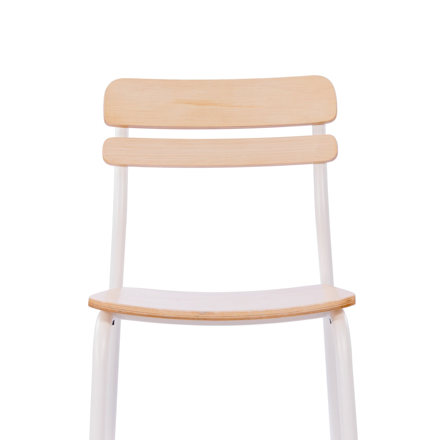 2 Pack Cyprus Commercial Grade Solid Wood Dining Chairs with White Metal Frames and Antique White Finish Antique White 2-XU-CH10443-ANTWHT-GG