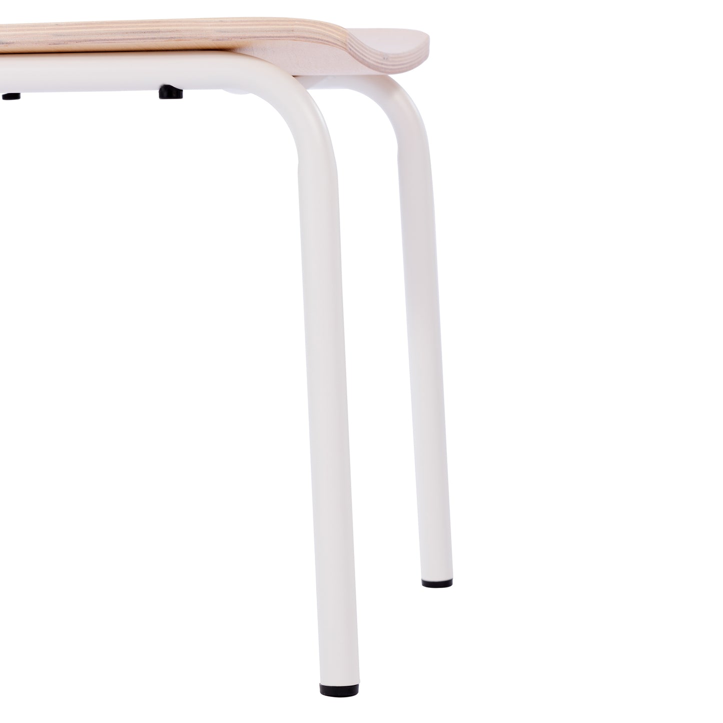 2 Pack Cyprus Commercial Grade Solid Wood Dining Chairs with White Metal Frames and Antique White Finish Antique White 2-XU-CH10443-ANTWHT-GG