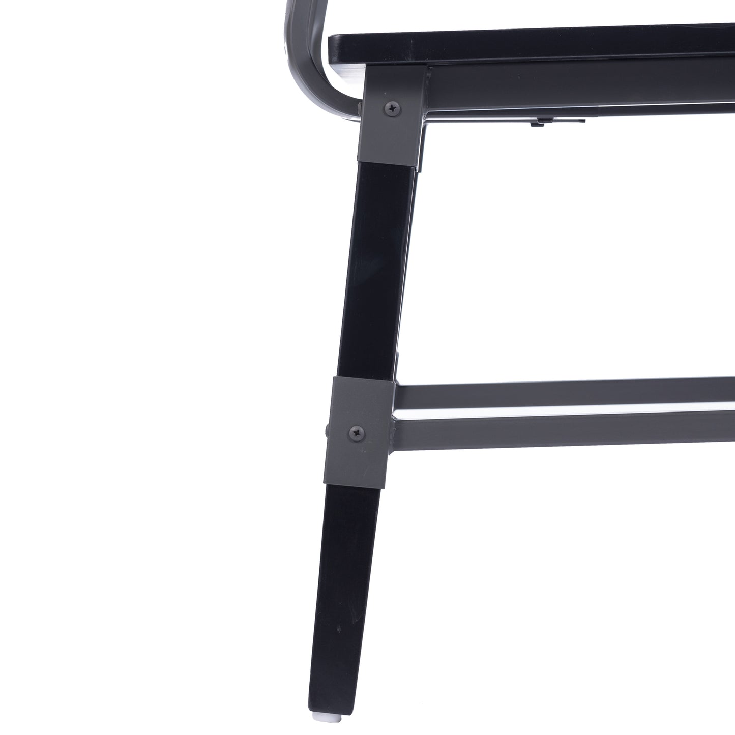 Jackson 2 Pack Commercial Grade Rustic Black Industrial Wood Dining Chair Black